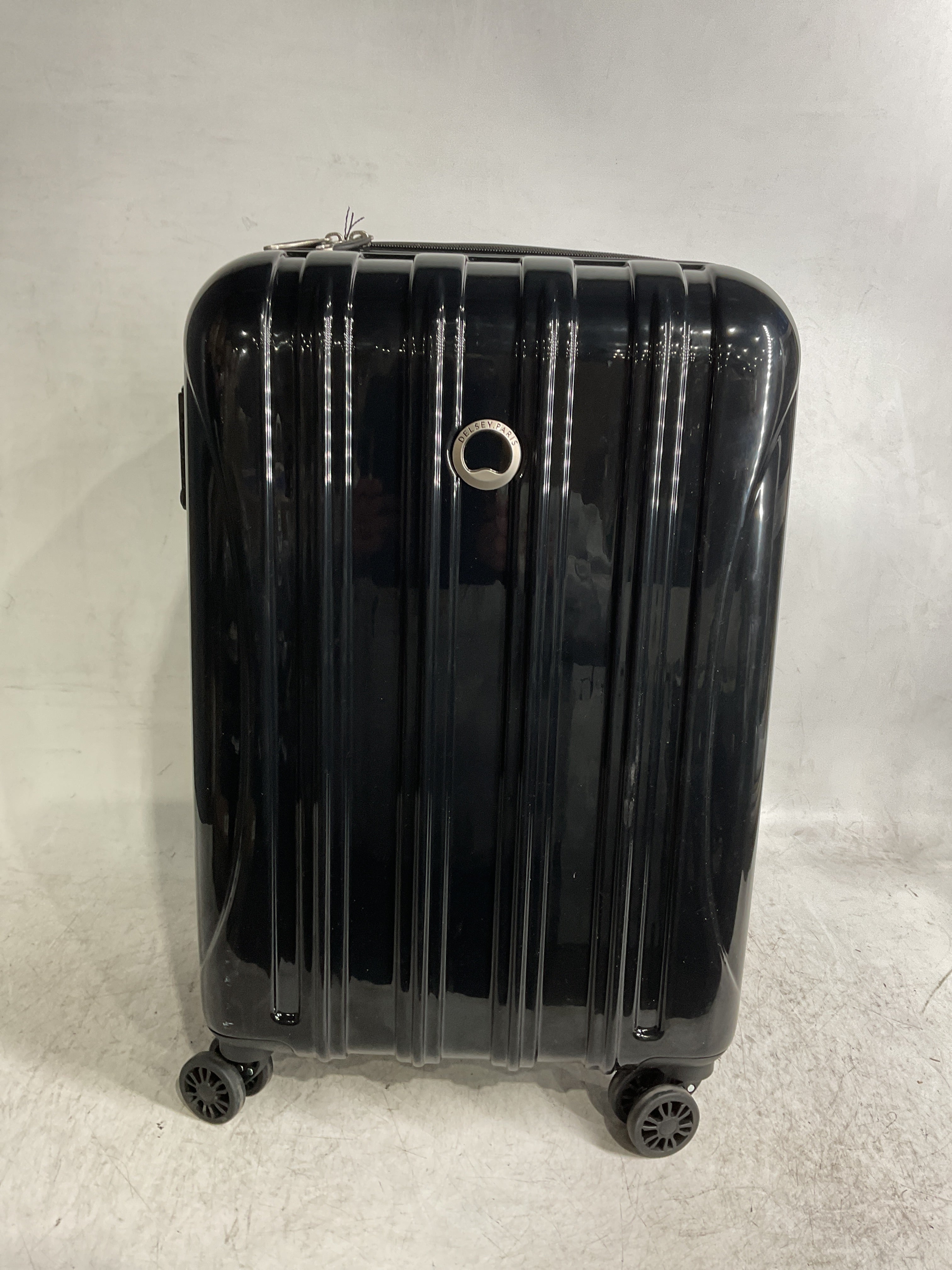 DELSEY Paris Helium Aero Hardside Expandable Luggage with Spinner Wheels ( Black , Carry-On 21 Inch ) Black Carry On 21 Inch U16