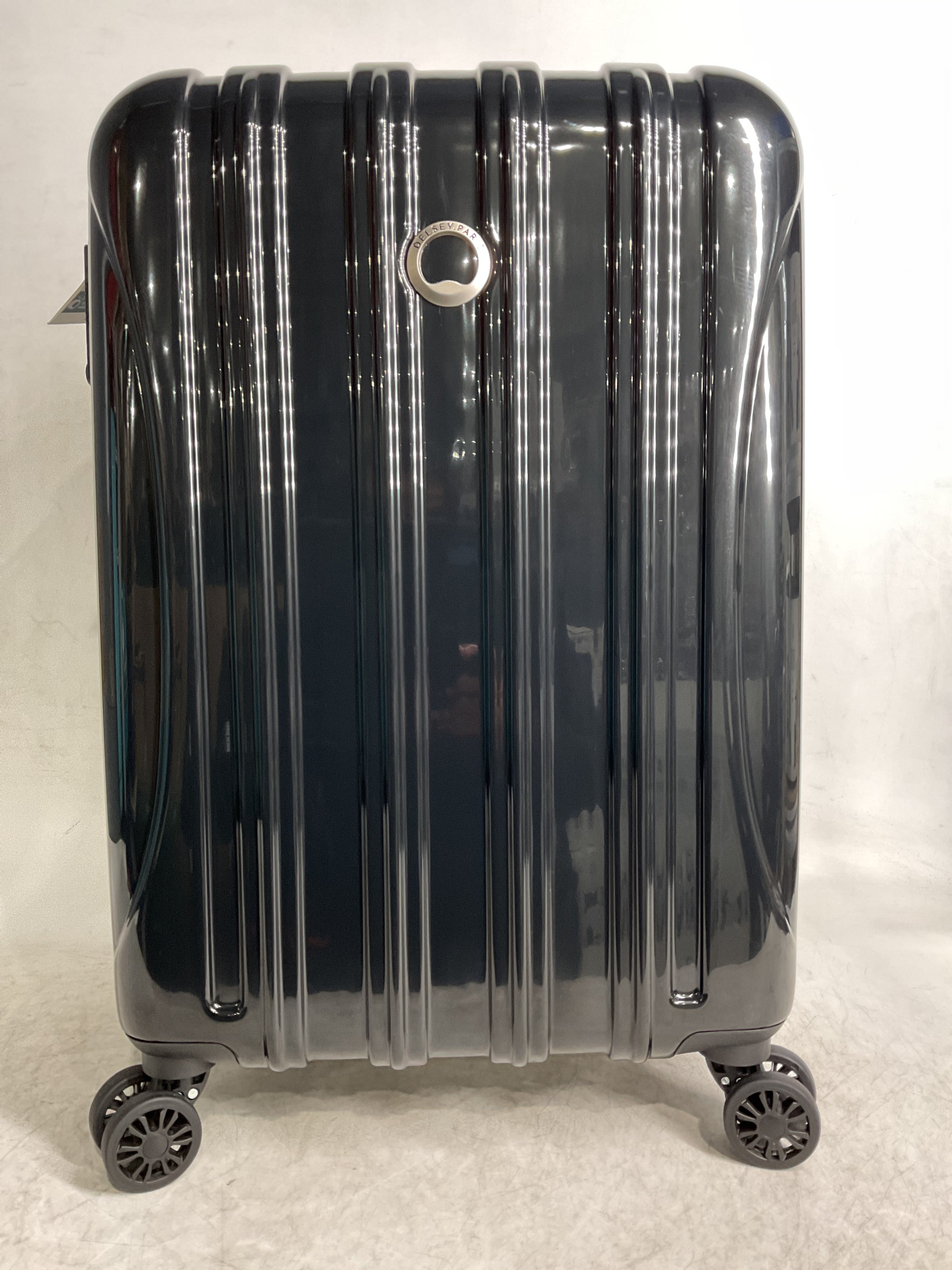 DELSEY Paris Helium Aero Hardside Expandable Luggage with Spinner Wheels ( Black , Carry-On 21 Inch ) Black Carry On 21 Inch U17