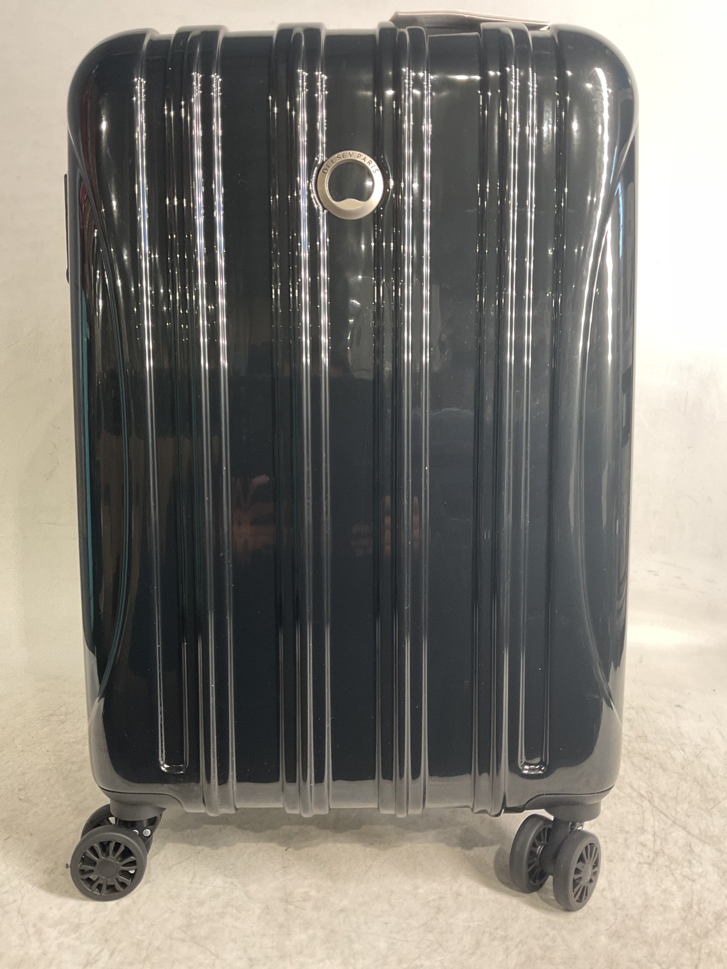 DELSEY Paris Helium Aero Hardside Expandable Luggage with Spinner Wheels ( Black , Carry-On 21 Inch ) Black Carry On 21 Inch U18