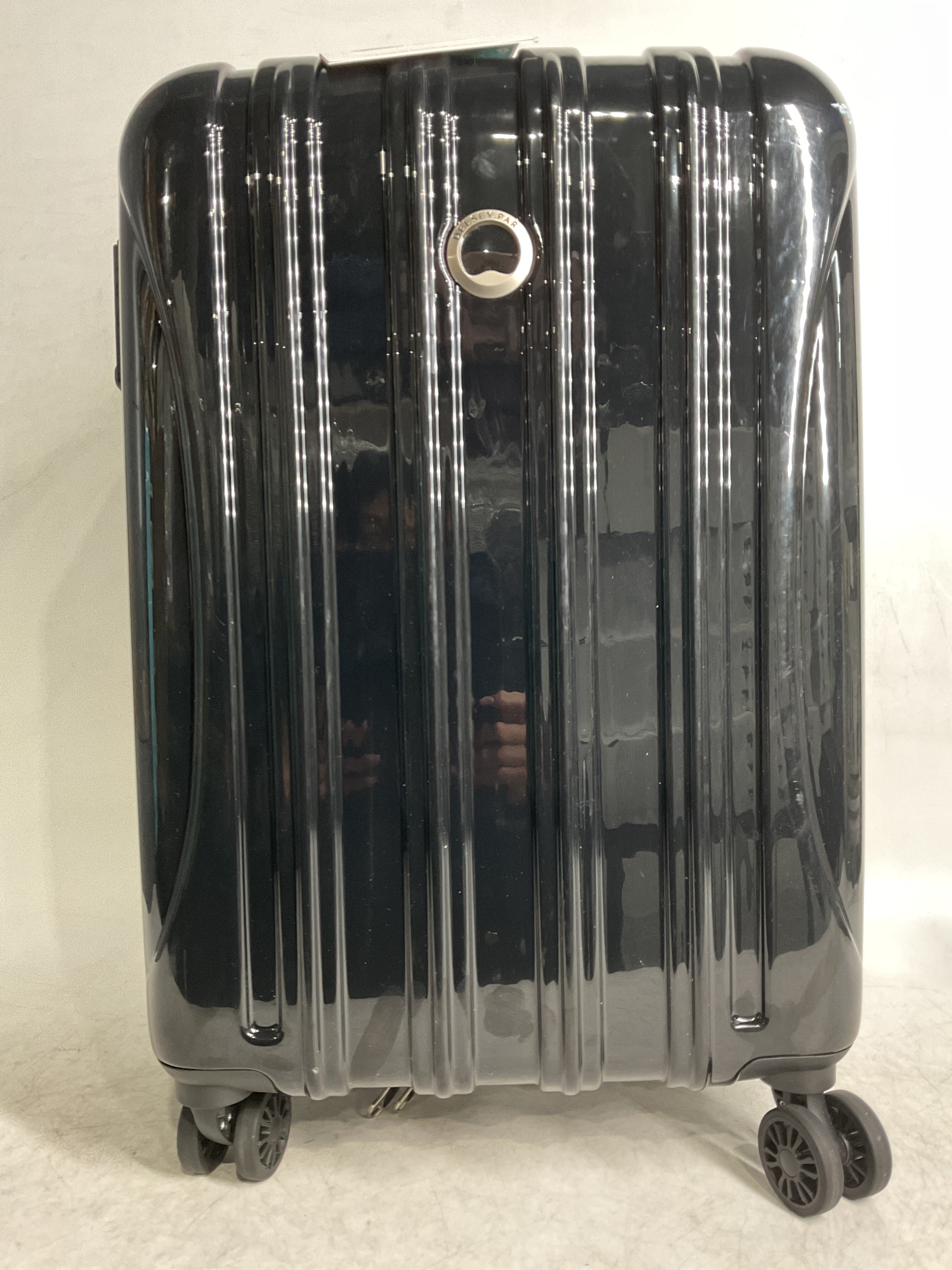 DELSEY Paris Helium Aero Hardside Expandable Luggage with Spinner Wheels ( Black , Carry-On 21 Inch ) Black Carry On 21 Inch U20