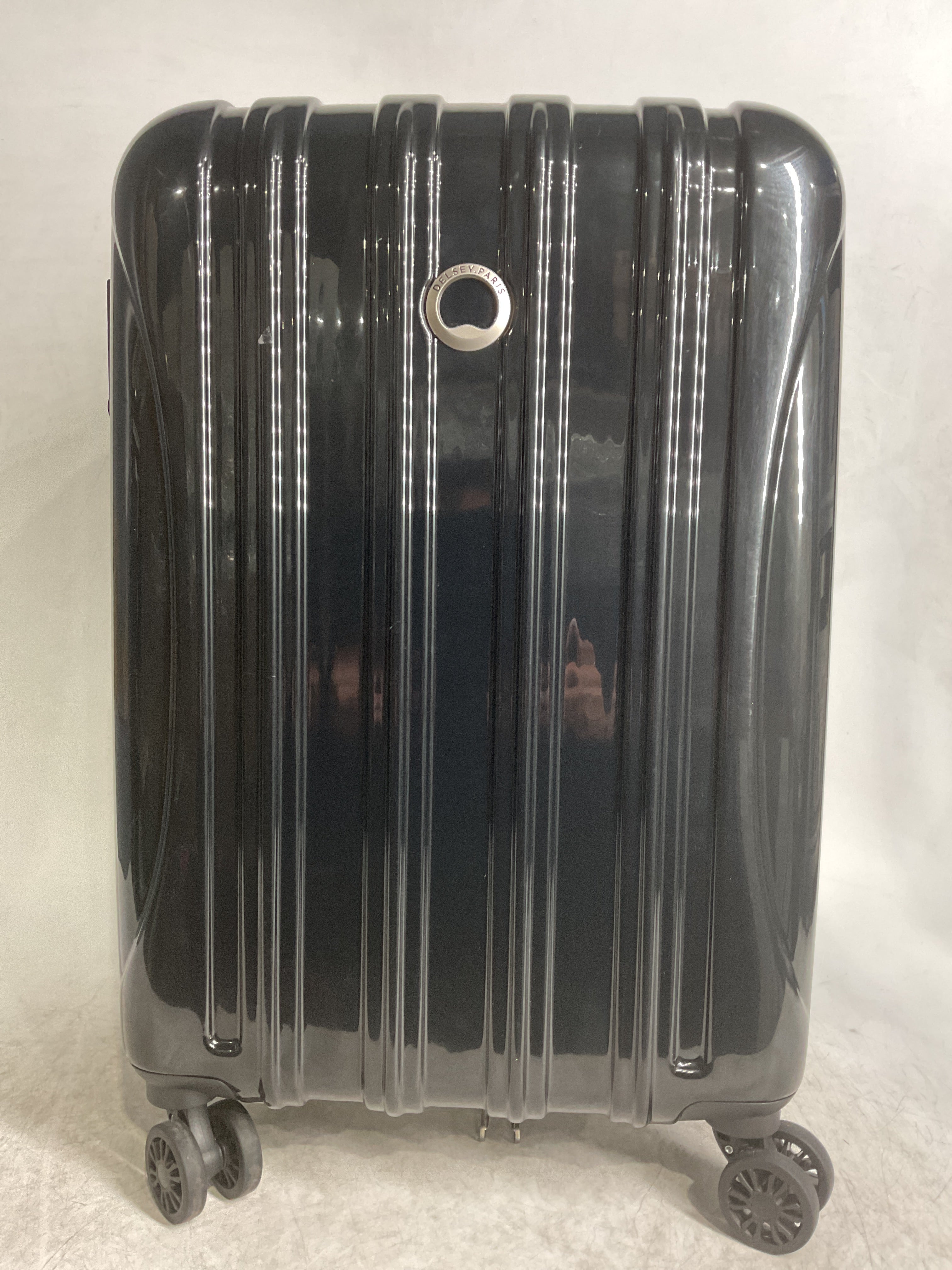 DELSEY Paris Helium Aero Hardside Expandable Luggage with Spinner Wheels ( Black , Carry-On 21 Inch ) Black Carry On 21 Inch U23