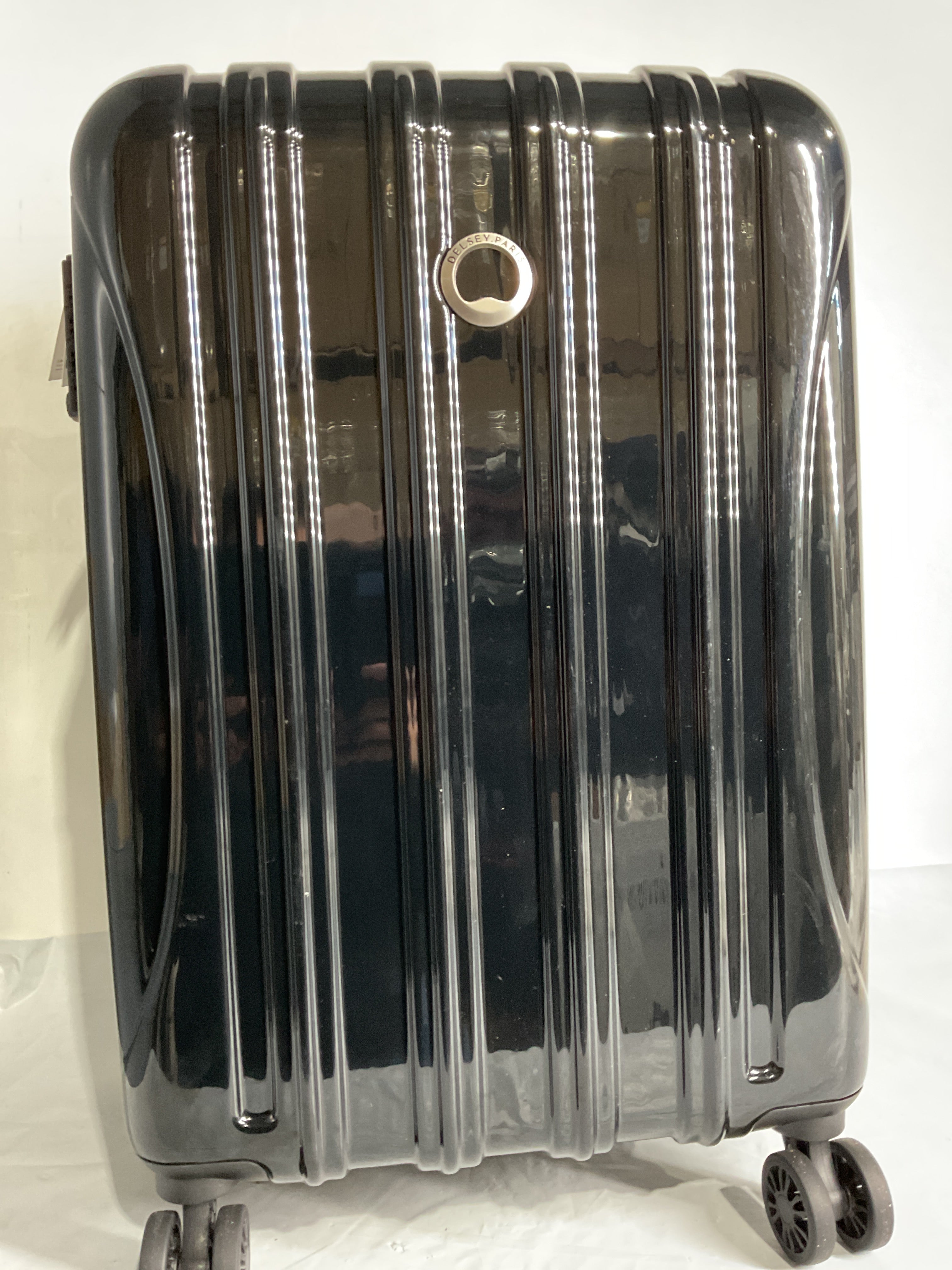 DELSEY Paris Helium Aero Hardside Expandable Luggage with Spinner Wheels ( Black , Carry-On 21 Inch ) Black Carry On 21 Inch U24
