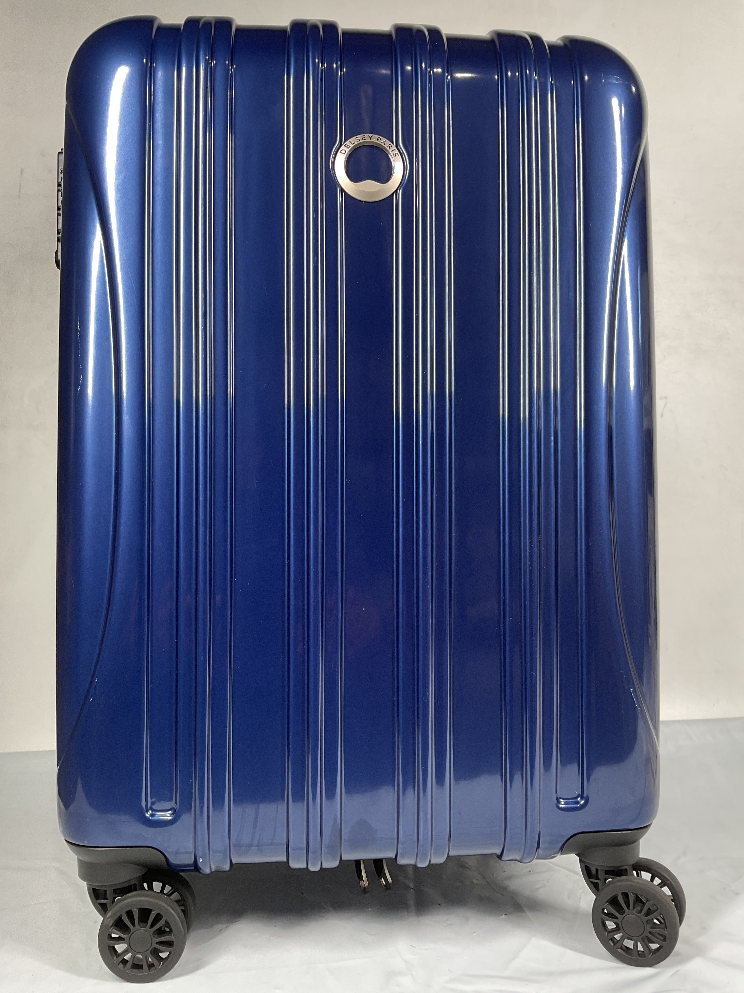 DELSEY Paris Helium Aero Hardside Expandable Luggage with Spinner Wheels ( Blue Cobalt , Carry-On 21 Inch ) Blue Cobalt Carry On 21 Inch U11
