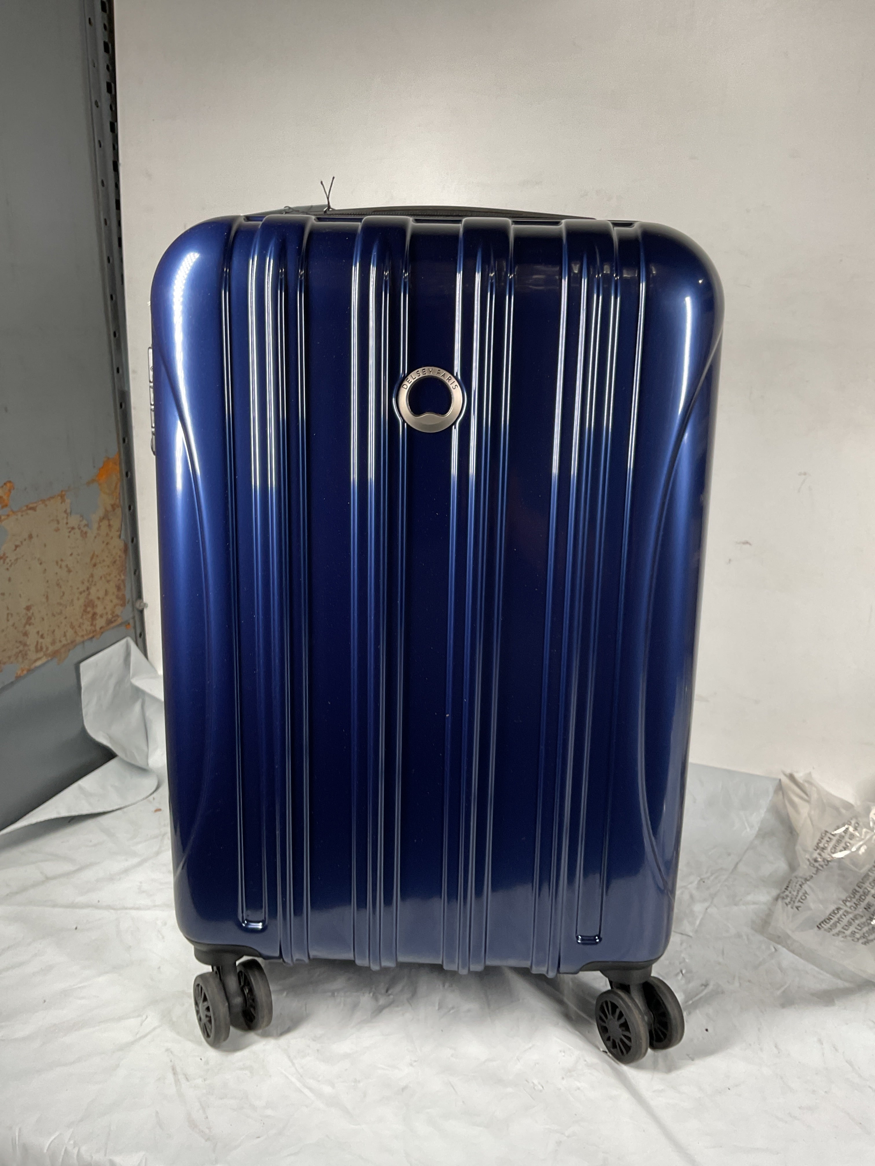DELSEY Paris Helium Aero Hardside Expandable Luggage with Spinner Wheels ( Blue Cobalt , Carry-On 21 Inch ) Blue Cobalt Carry On 21 Inch U12