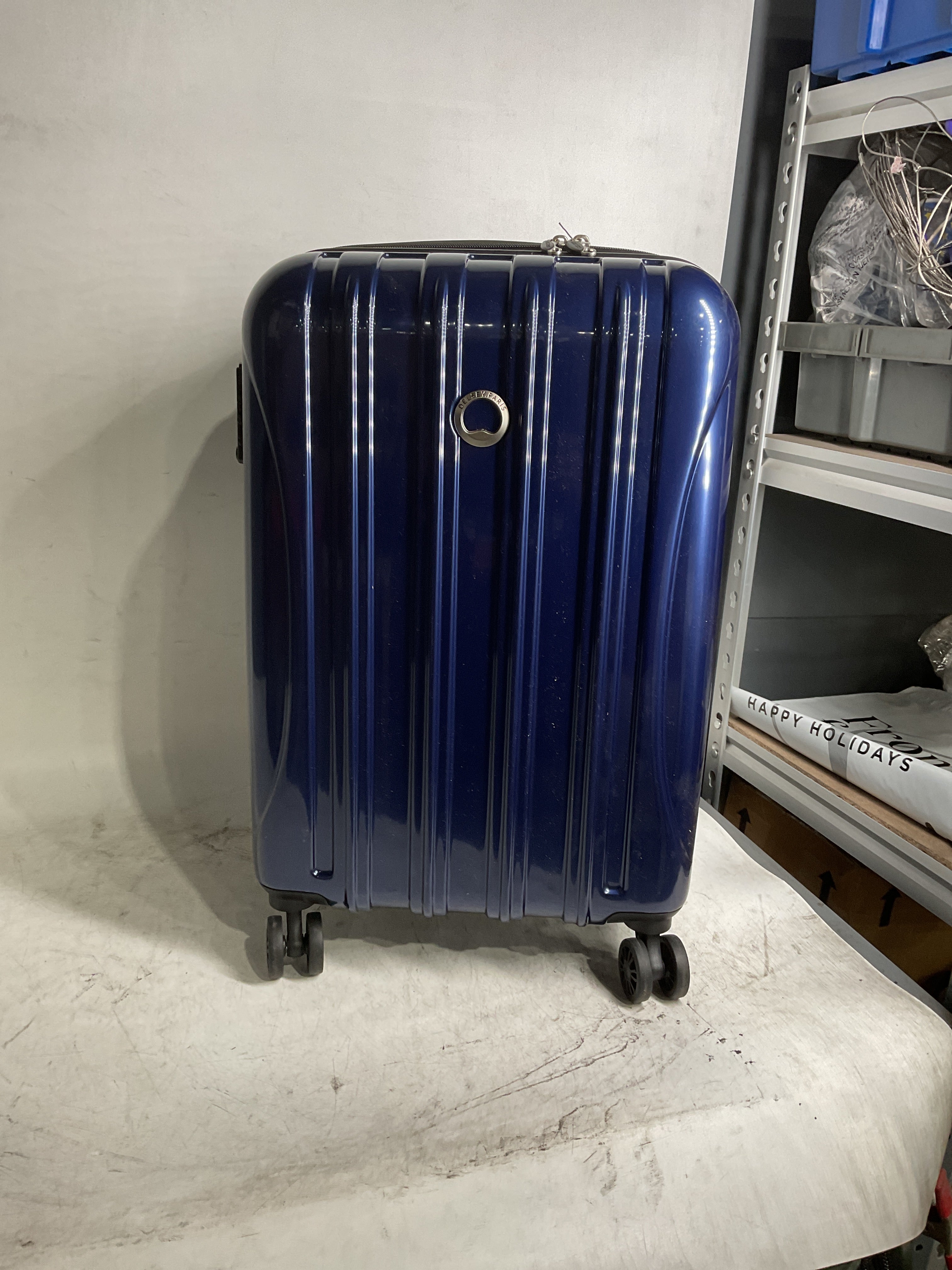 DELSEY Paris Helium Aero Hardside Expandable Luggage with Spinner Wheels ( Blue Cobalt , Carry-On 21 Inch ) Blue Cobalt Carry On 21 Inch U7