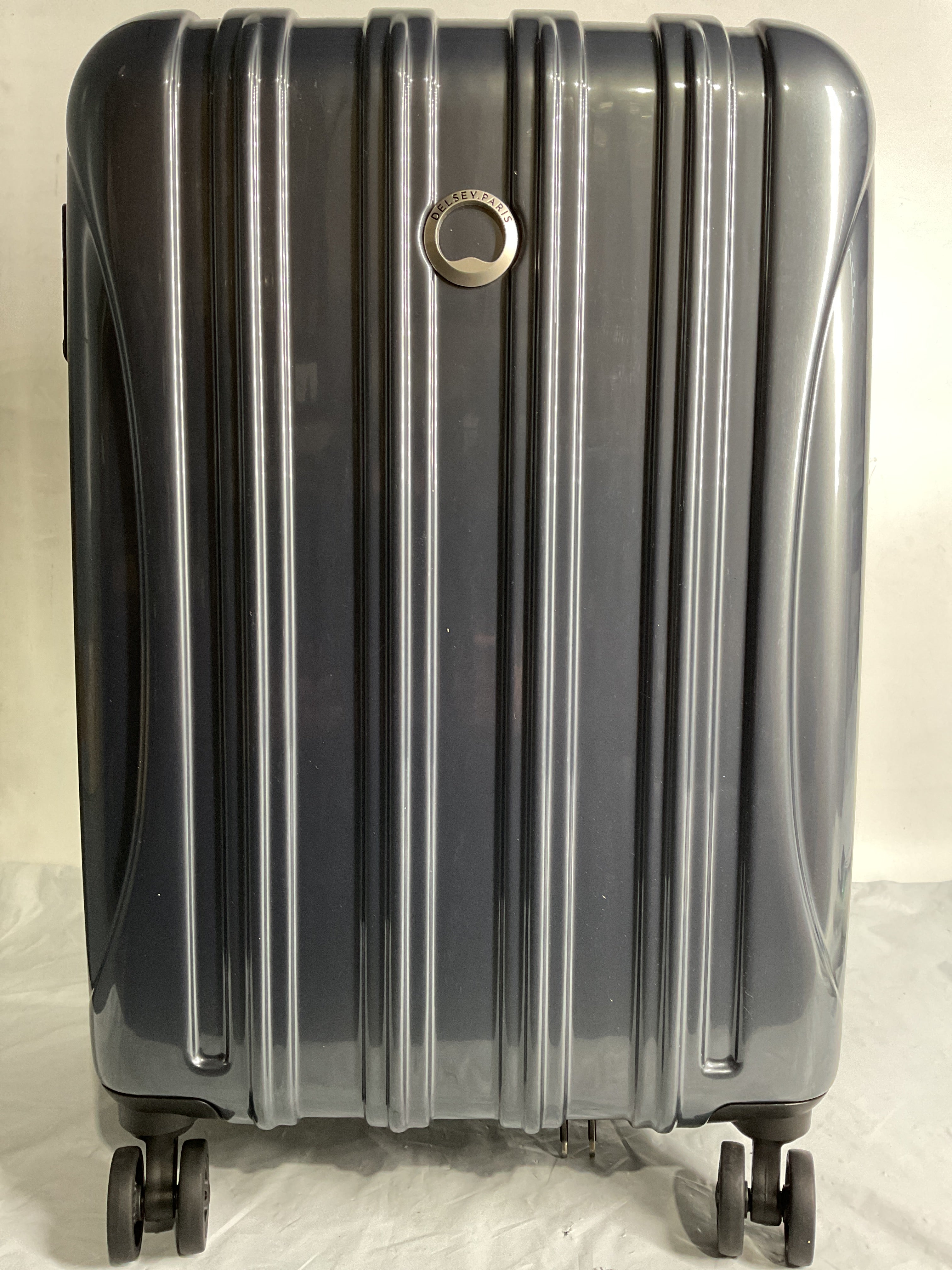 DELSEY Paris Helium Aero Hardside Expandable Luggage with Spinner Wheels ( Brushed Charcoal , Carry-On 21 Inch ) Brushed Charcoal Carry On 21 Inch U11