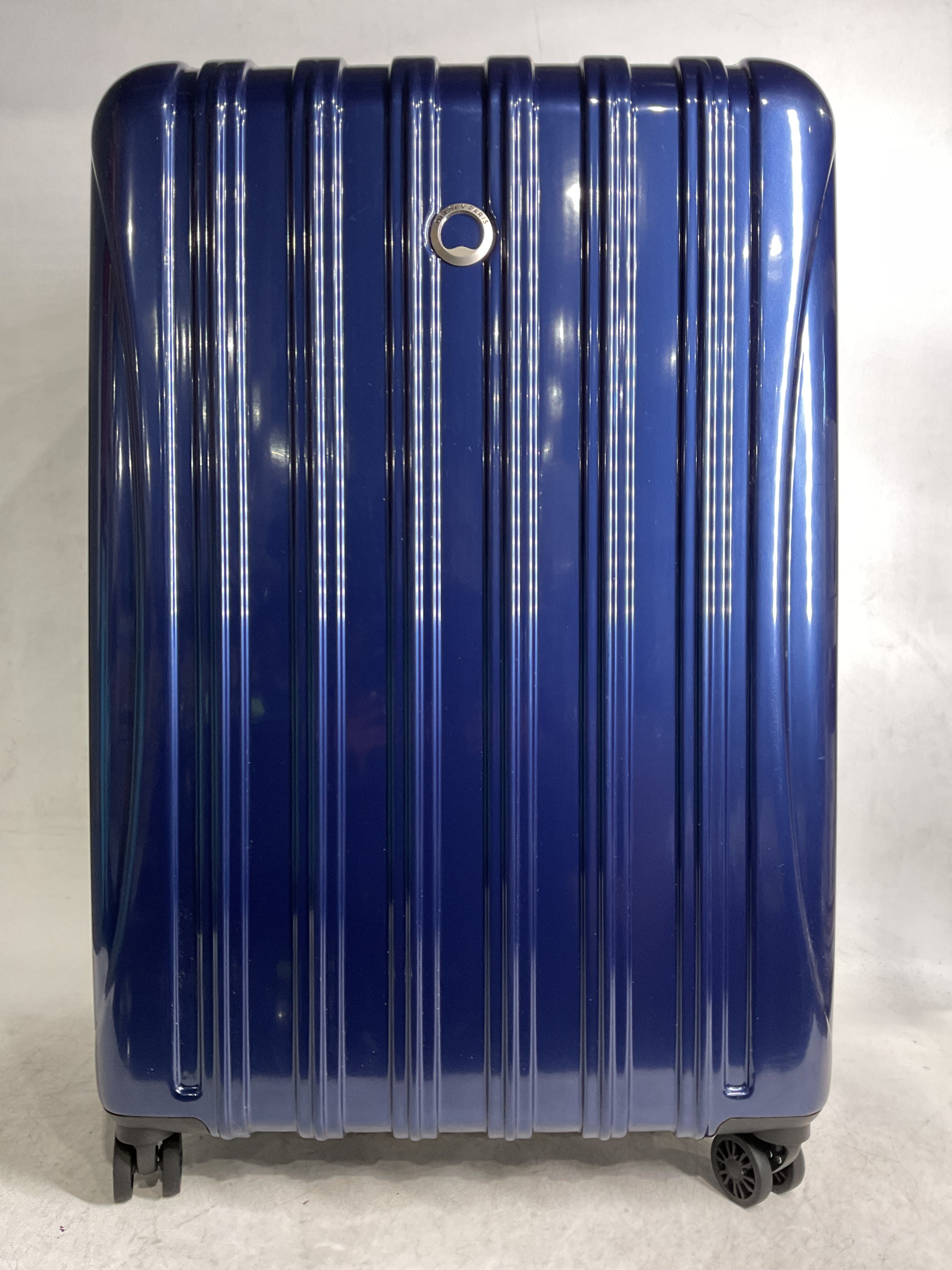 Delsey Helium Aero 29" Expandable Spinner Trolley ( Blue Cobalt , Checked-Large 29 Inch ) Blue Cobalt Checked Large 29 Inch U11