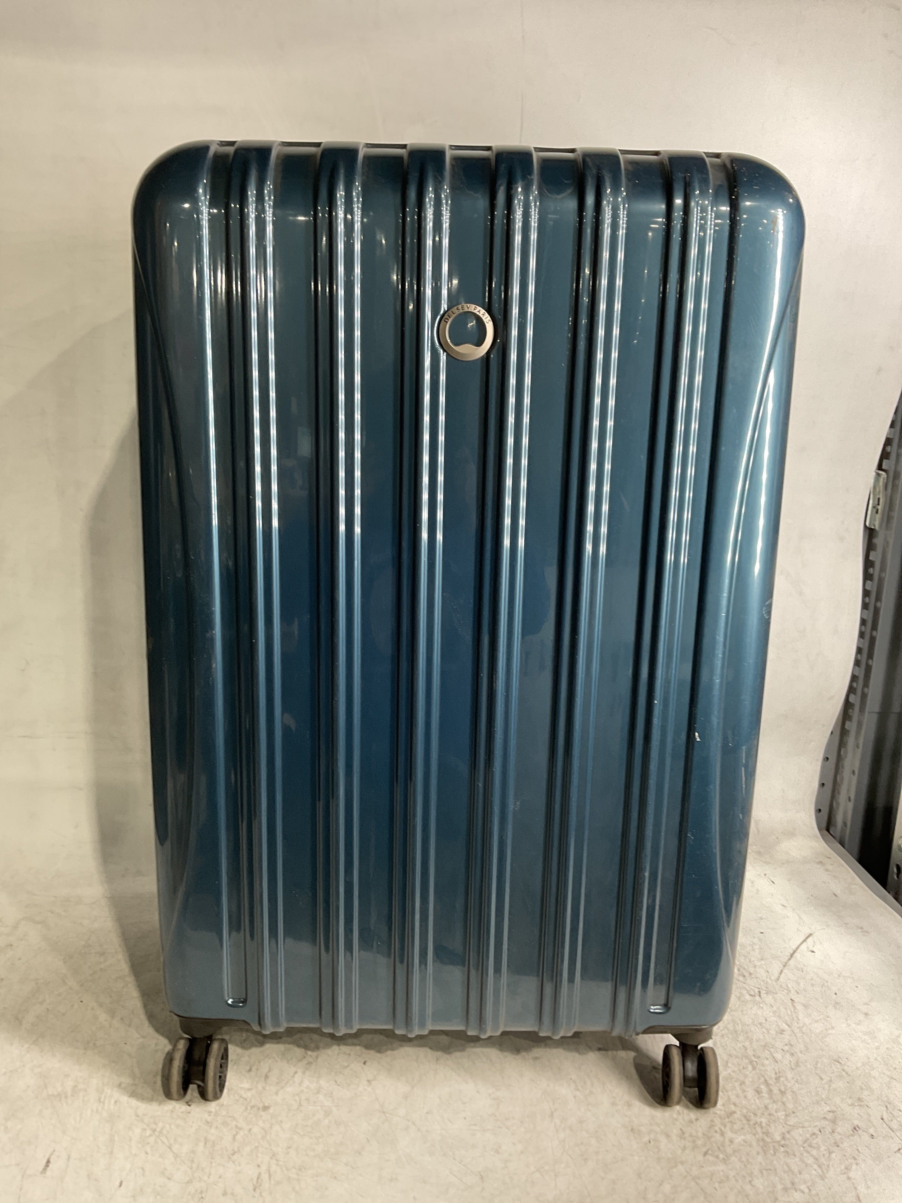DELSEY Paris Helium Aero Hardside Expandable Luggage with Spinner Wheels ( Teal , Checked-Large 29 Inch ) Teal Checked Large 29 Inch U18