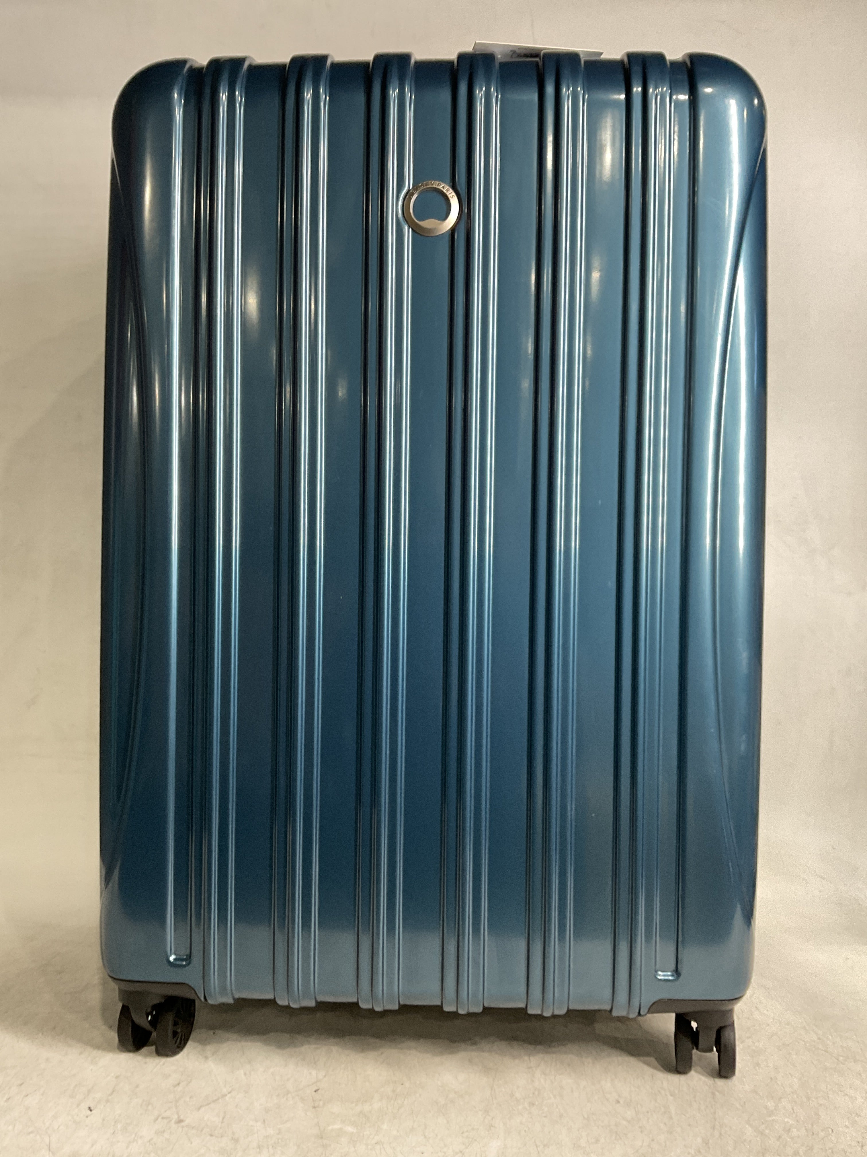 DELSEY Paris Helium Aero Hardside Expandable Luggage with Spinner Wheels ( Teal , Checked-Large 29 Inch ) Teal Checked Large 29 Inch U19