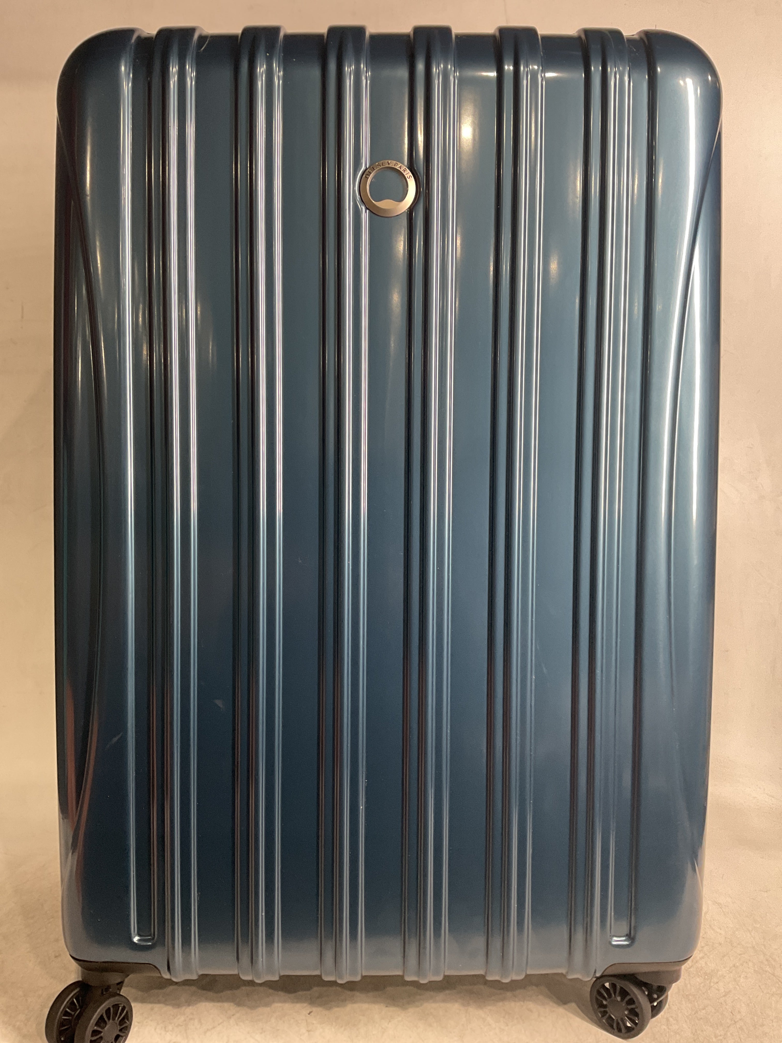 DELSEY Paris Helium Aero Hardside Expandable Luggage with Spinner Wheels ( Teal , Checked-Large 29 Inch ) Teal Checked Large 29 Inch U20