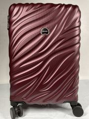 Delsey Alexis Lightweight Luggage, 4-Wheel Spinners Hardshell Suitcase, Expandable with TSA Lock  ( Burgundy , Carry-On 21-Inch ) Burgundy Carry On 21 Inch U9
