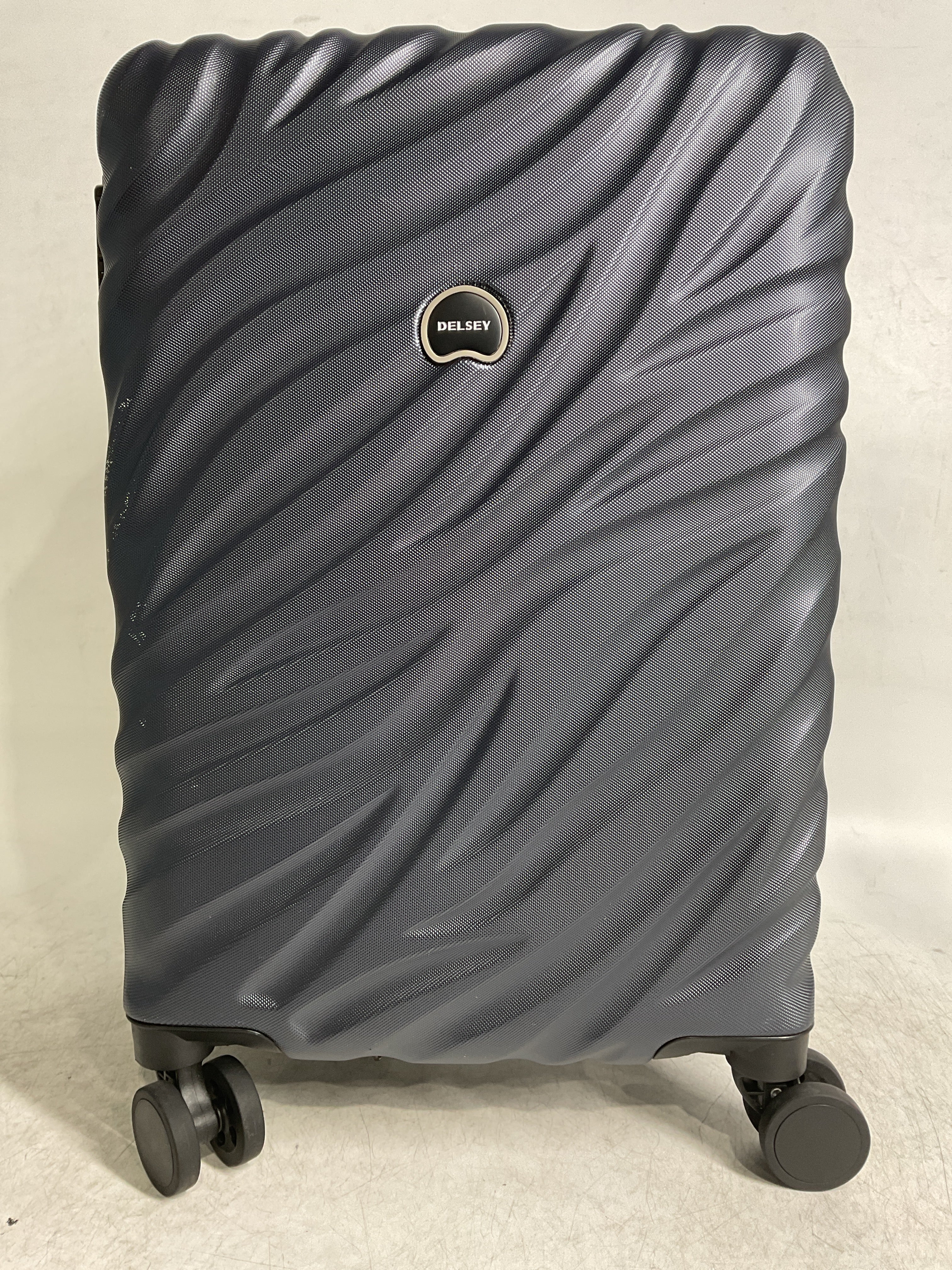 Delsey Alexis Lightweight Luggage, 4-Wheel Spinners Hardshell Suitcase, Expandable with TSA Lock  ( Navy , Carry-On 21-Inch ) Navy Carry On 21 Inch U6
