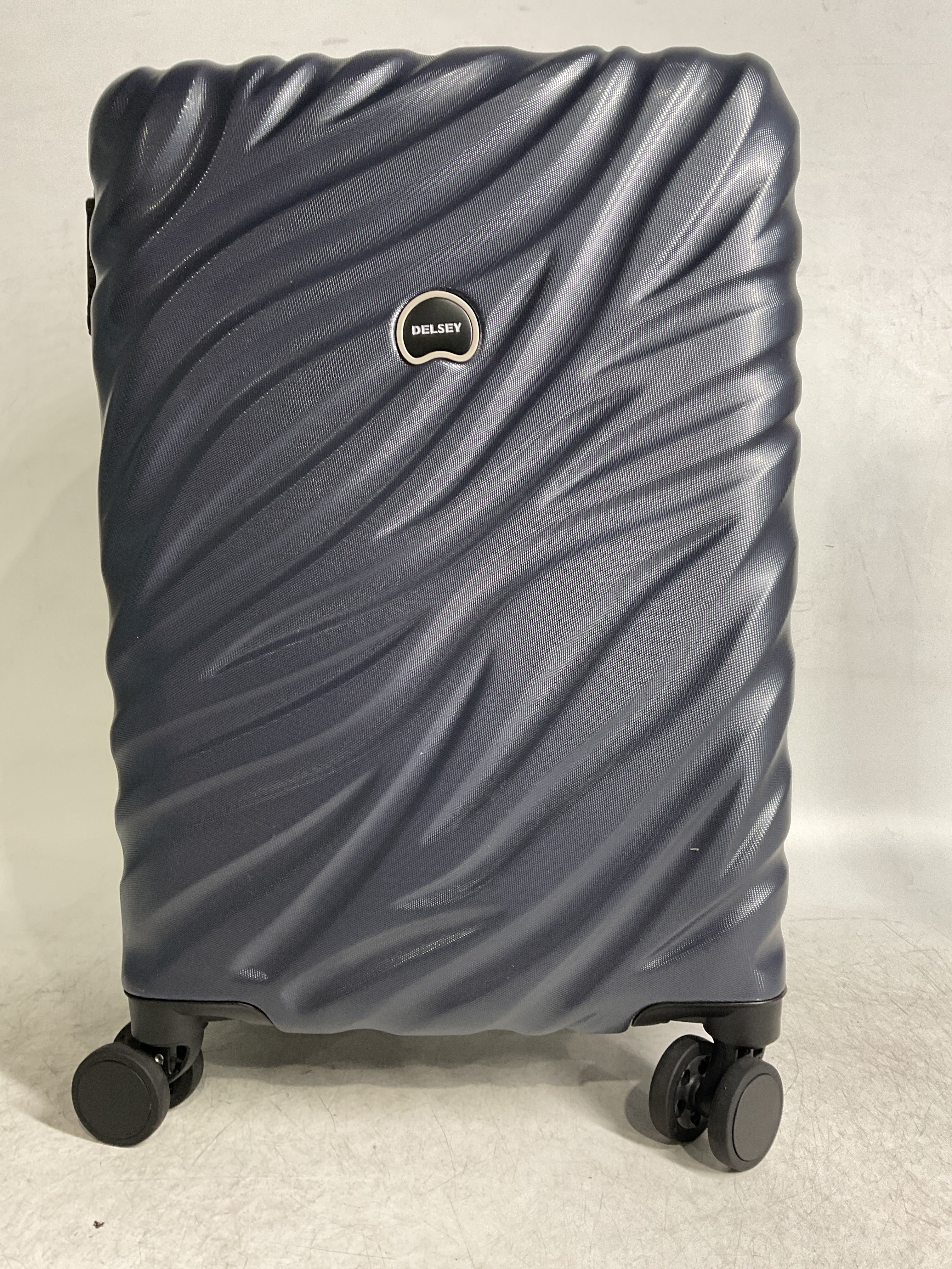Delsey Alexis Lightweight Luggage, 4-Wheel Spinners Hardshell Suitcase, Expandable with TSA Lock  ( Navy , Carry-On 21-Inch ) Navy Carry On 21 Inch U7