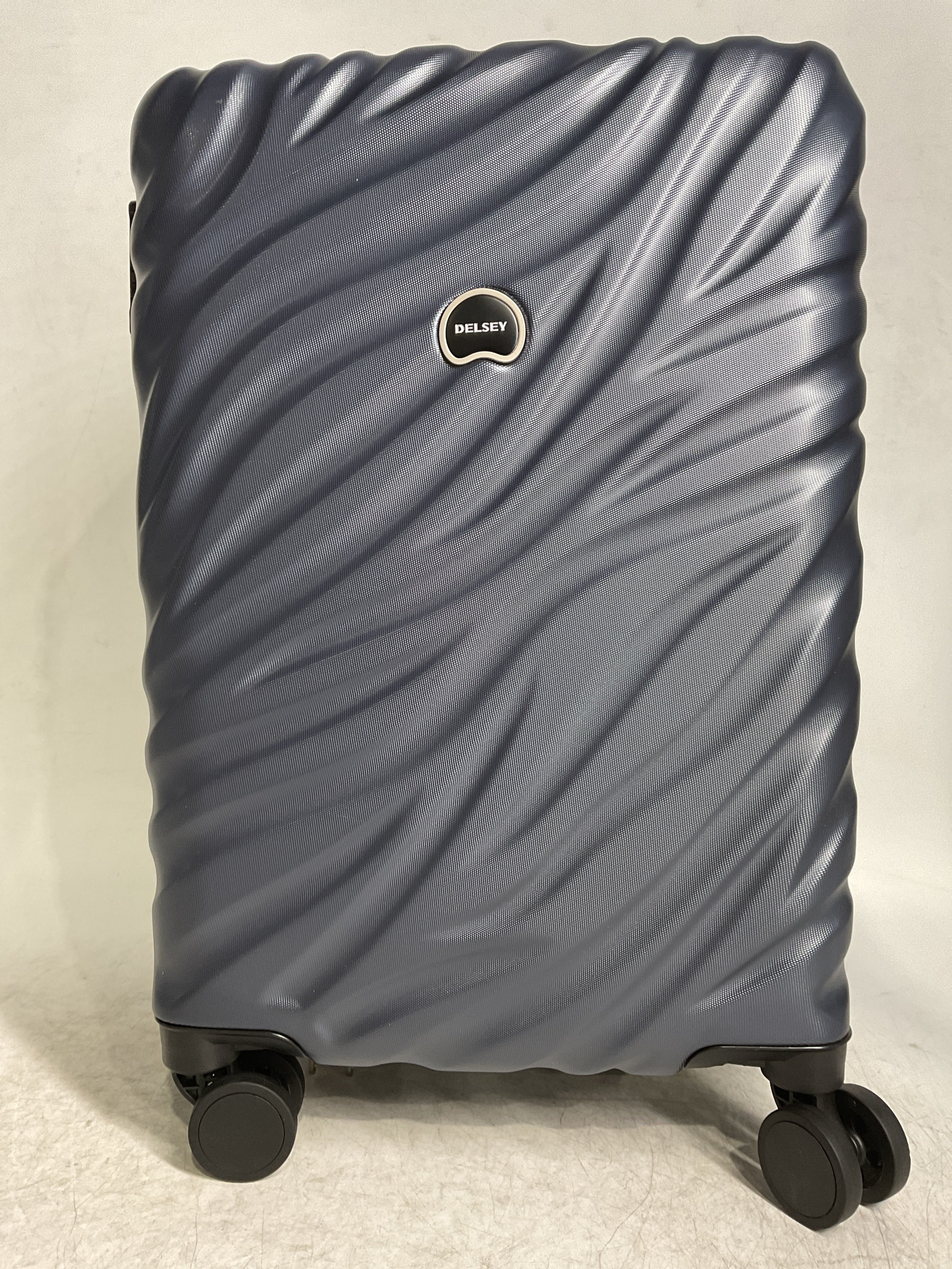 Delsey Alexis Lightweight Luggage, 4-Wheel Spinners Hardshell Suitcase, Expandable with TSA Lock  ( Navy , Carry-On 21-Inch ) Navy Carry On 21 Inch U8