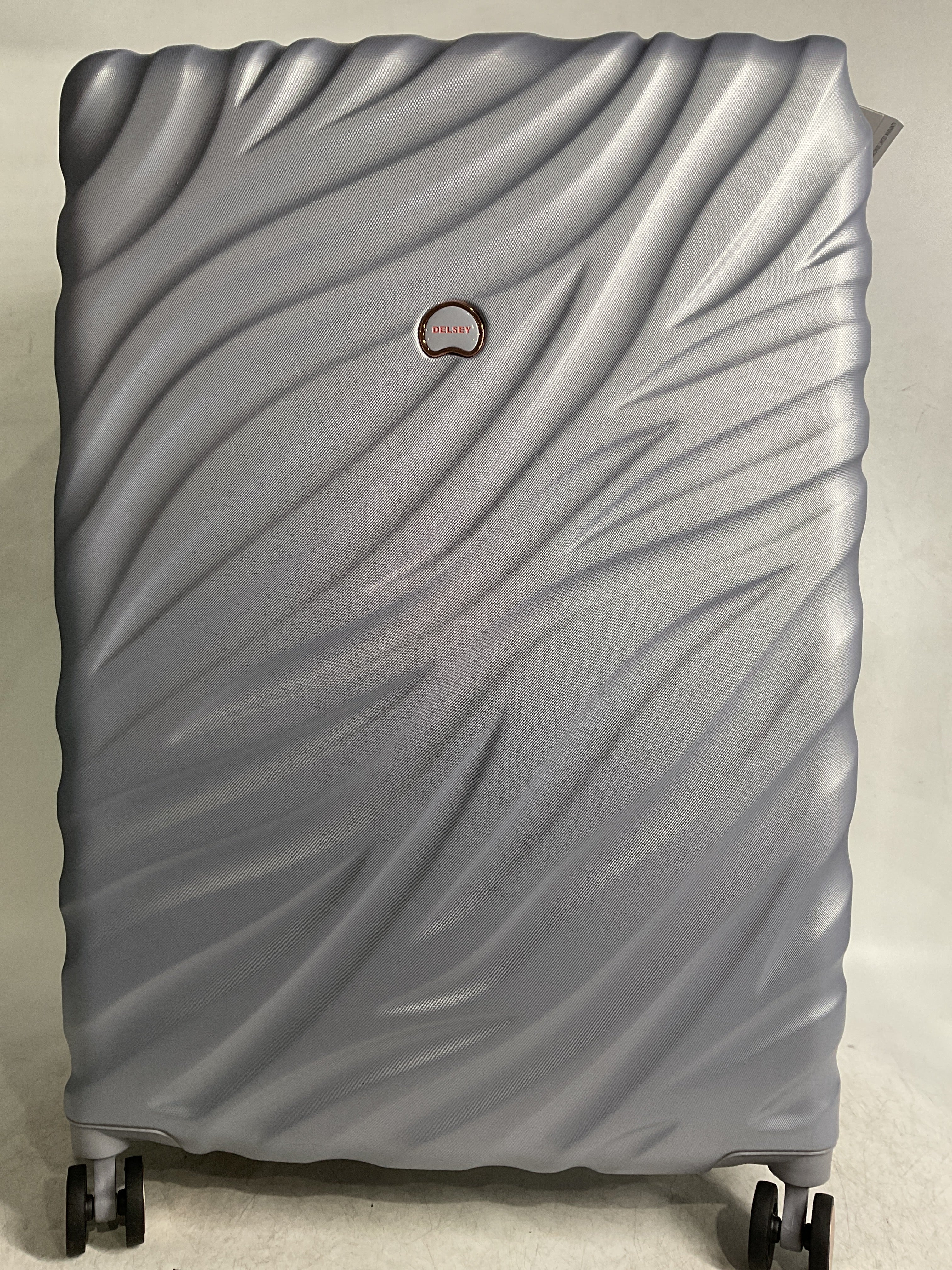 Delsey Alexis Lightweight Luggage, 4-Wheel Spinners Hardshell Suitcase, Expandable with TSA Lock  ( Platinum/Rose Gold , Checked-Large 29-Inch ) Platinum/Rose Gold Checked Large 29 Inch U8