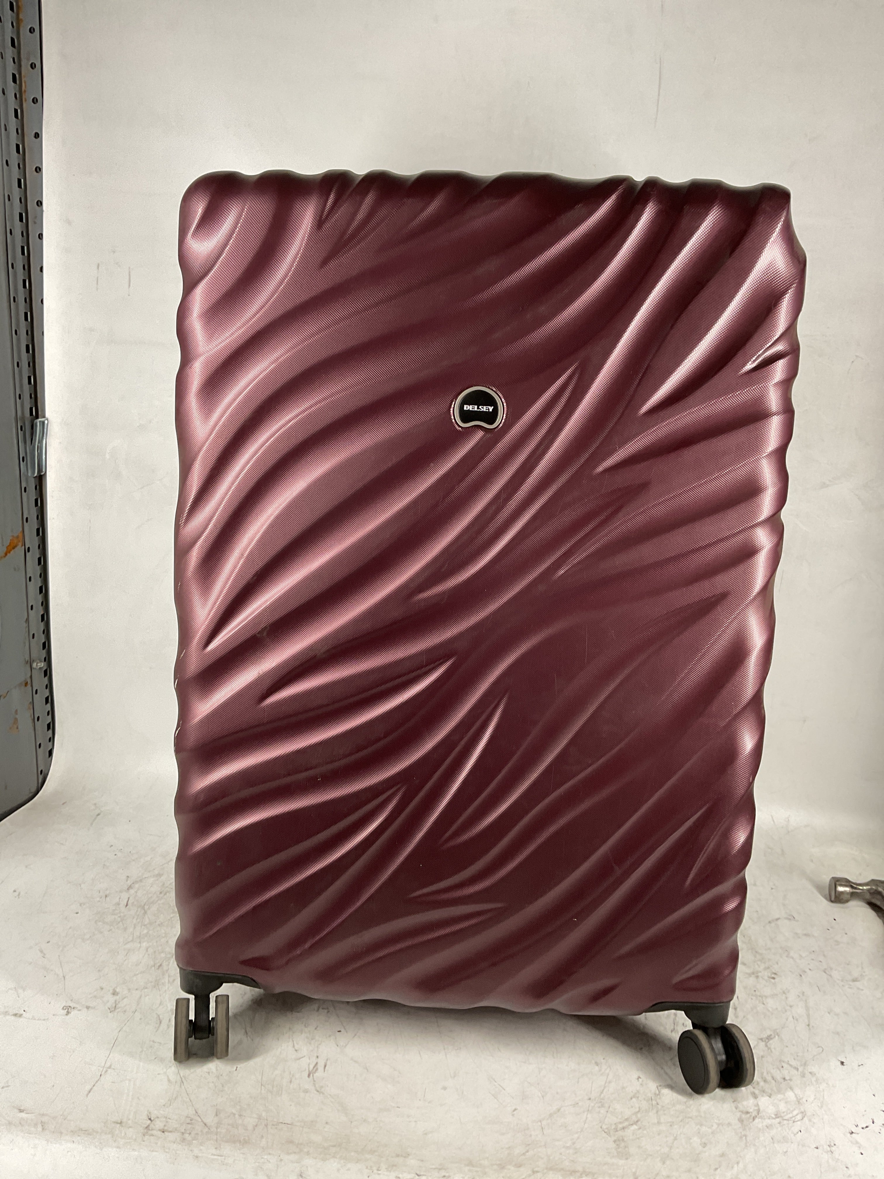 Delsey Alexis Lightweight Luggage, 4-Wheel Spinners Hardshell Suitcase, Expandable with TSA Lock  ( Burgundy , 3-piece Set (21"/25"/29") ) Burgundy 3 Piece Set 21 25 29 U3