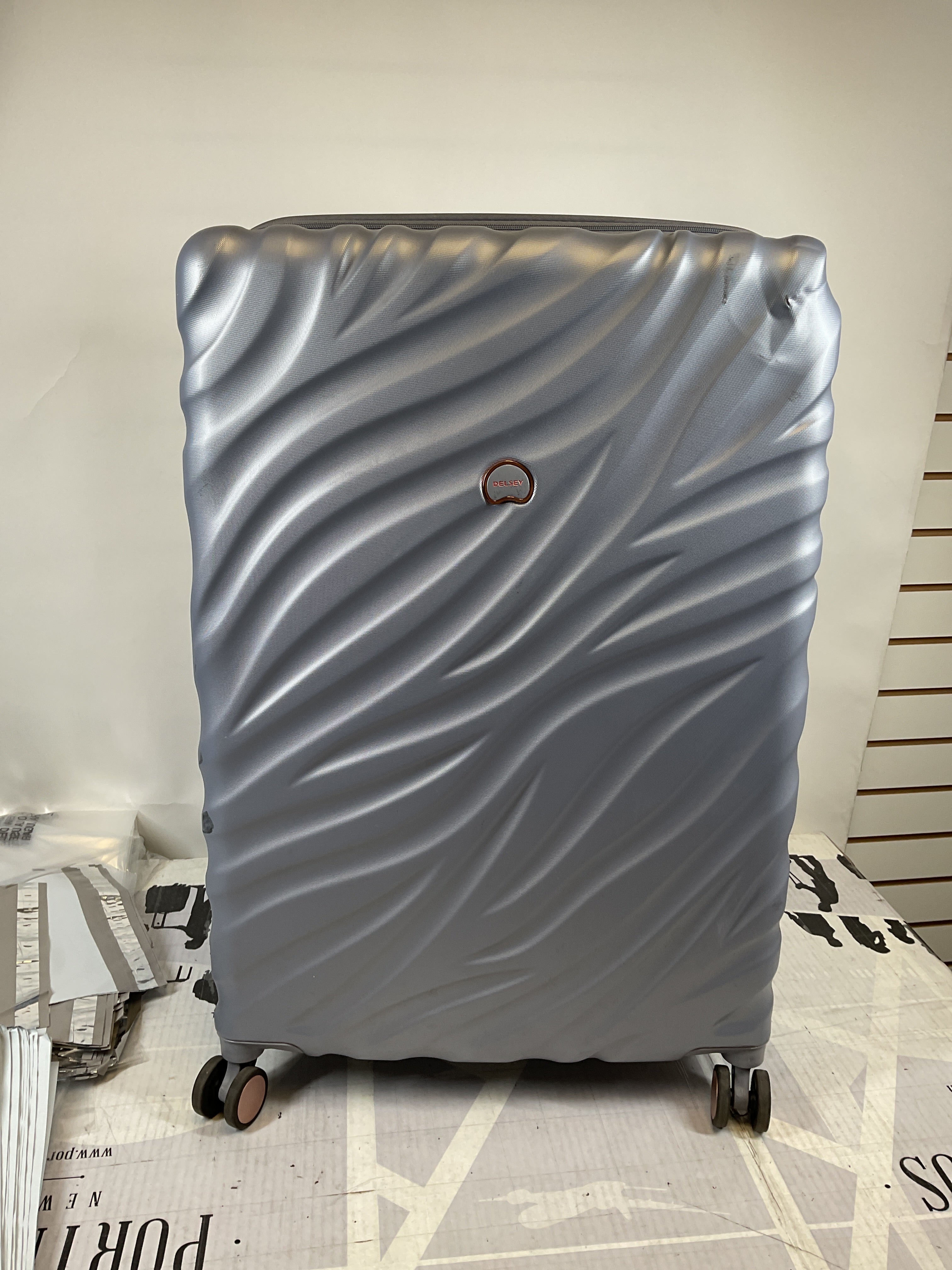 Delsey Alexis Lightweight Luggage, 4-Wheel Spinners Hardshell Suitcase, Expandable with TSA Lock ( Platinum/Rose Gold , 3-piece Set (21"/25"/29") ) Platinum/Rose Gold 3 Piece Set 21 25 29 U6