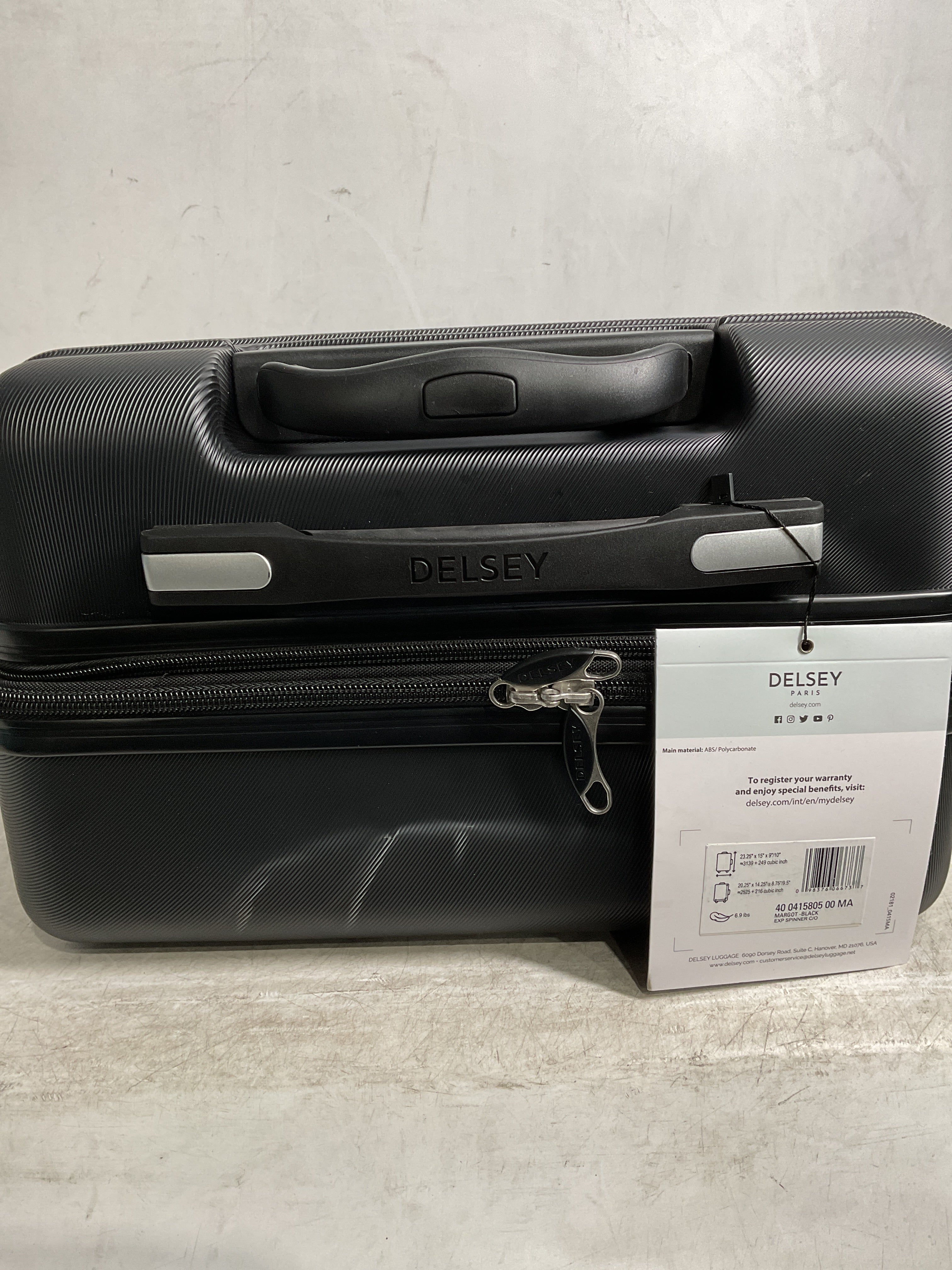 DELSEY Paris Margot Hardside Spinner Luggage Collection ( Black , Carry-On 20 Inch ) Black Carry On 20 Inch U11