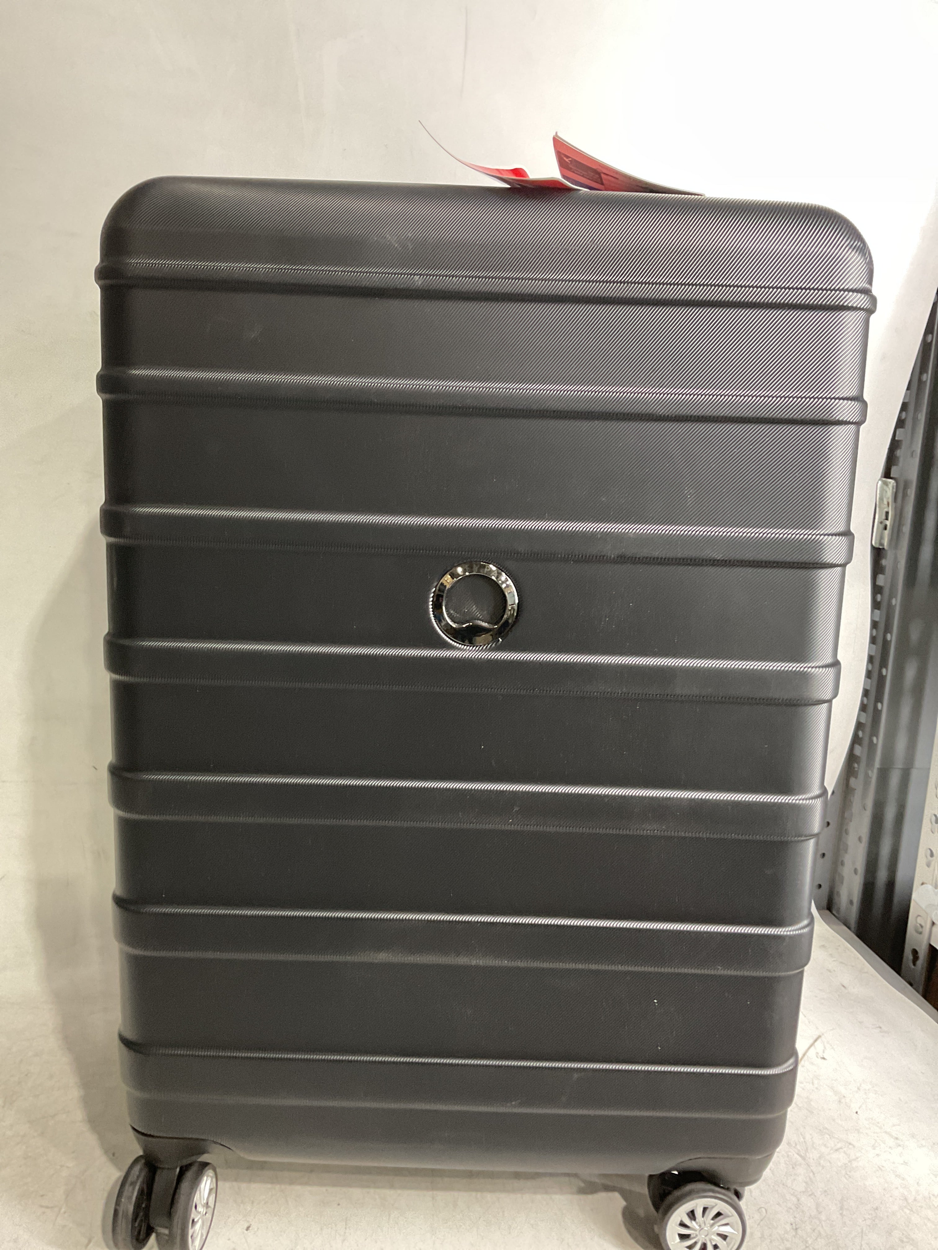 DELSEY Paris Margot Hardside Spinner Luggage Collection ( Black , Checked Medium 24 Inch ) Black Checked Medium 24 Inch U12