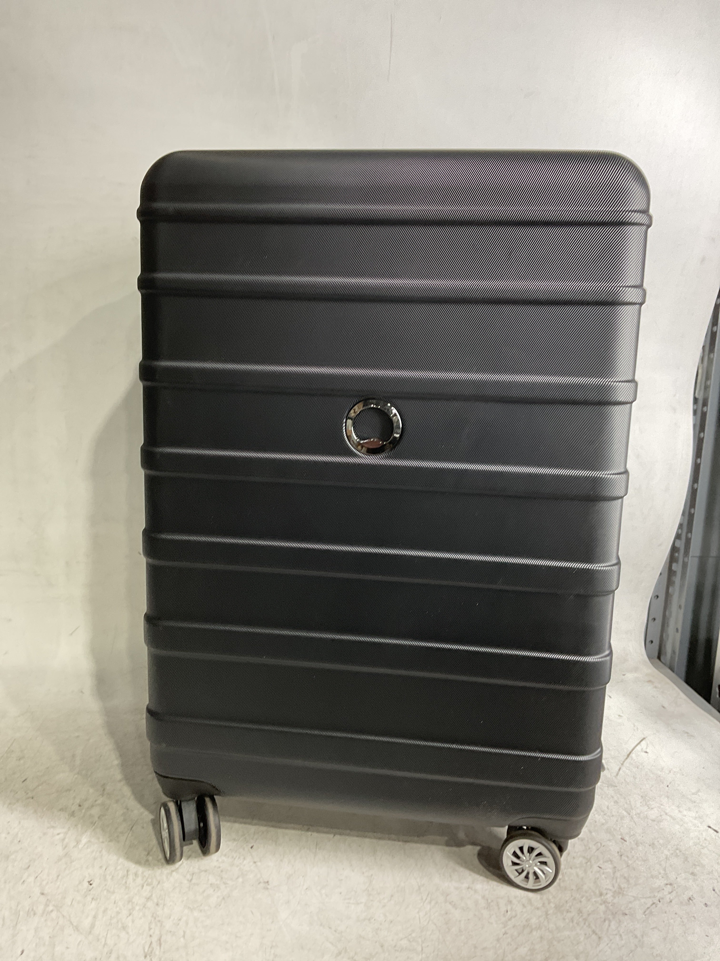 DELSEY Paris Margot Hardside Spinner Luggage Collection ( Black , Checked Medium 24 Inch ) Black Checked Medium 24 Inch U14