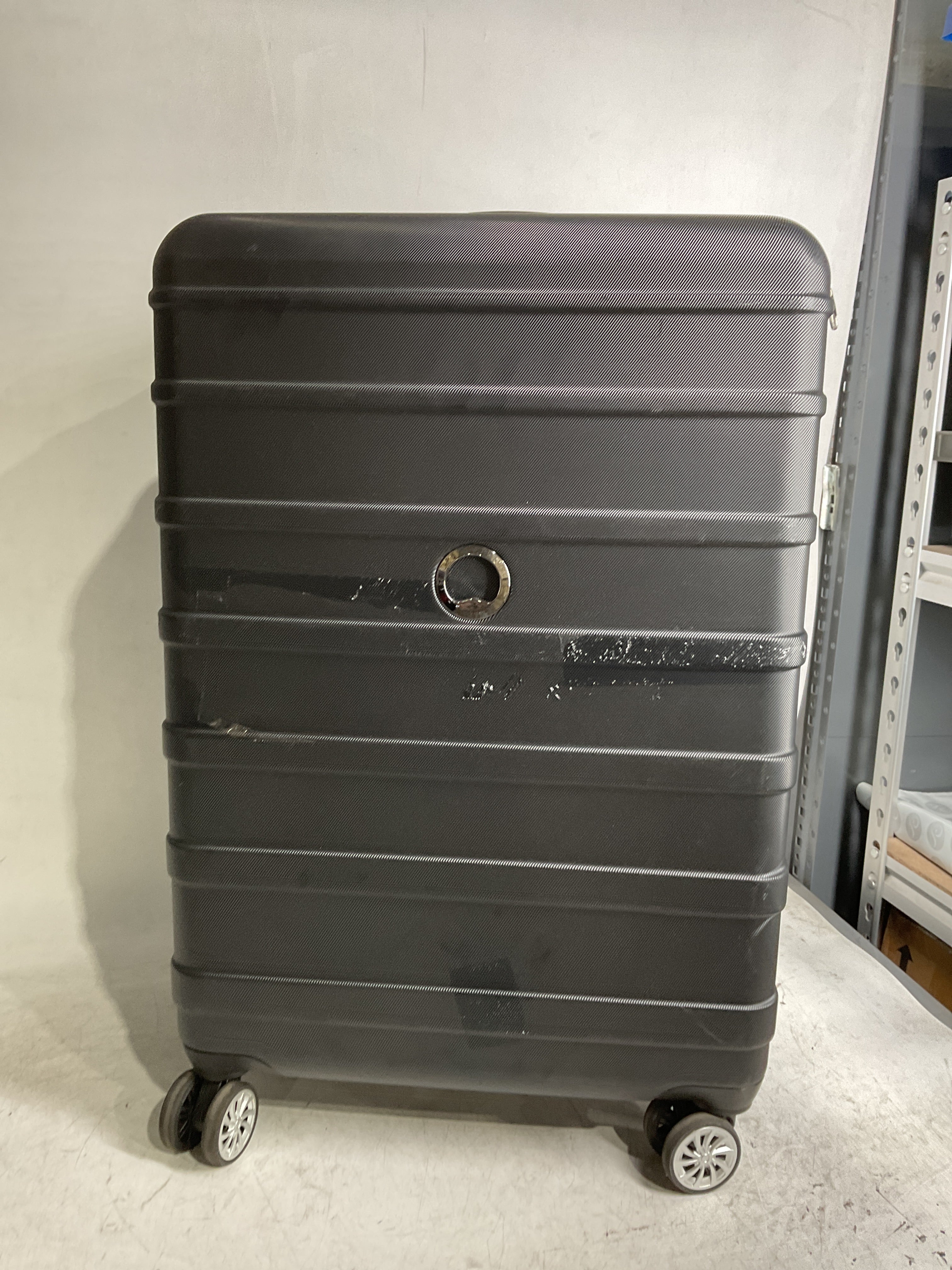 DELSEY Paris Margot Hardside Spinner Luggage Collection ( Black , Checked Medium 24 Inch ) Black Checked Medium 24 Inch U5