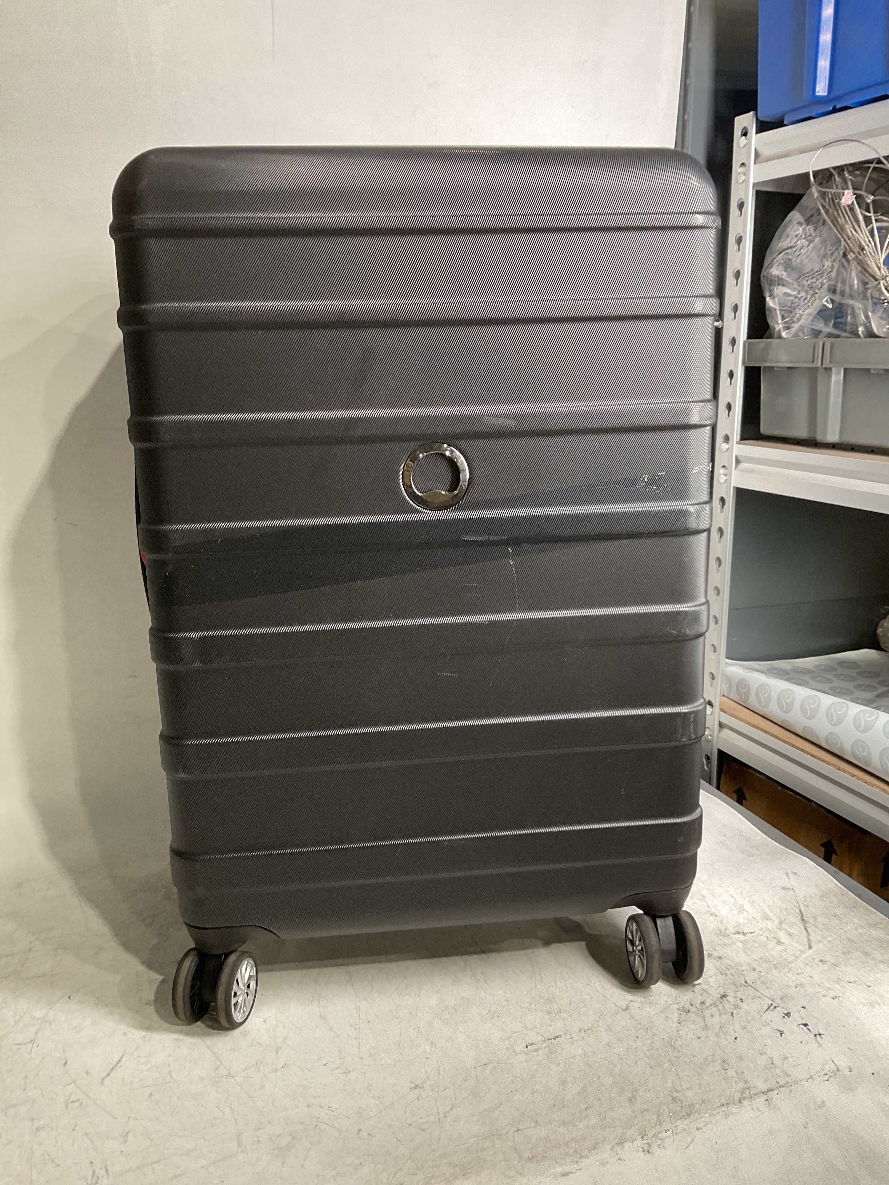 DELSEY Paris Margot Hardside Spinner Luggage Collection ( Black , Checked Medium 24 Inch ) Black Checked Medium 24 Inch U6