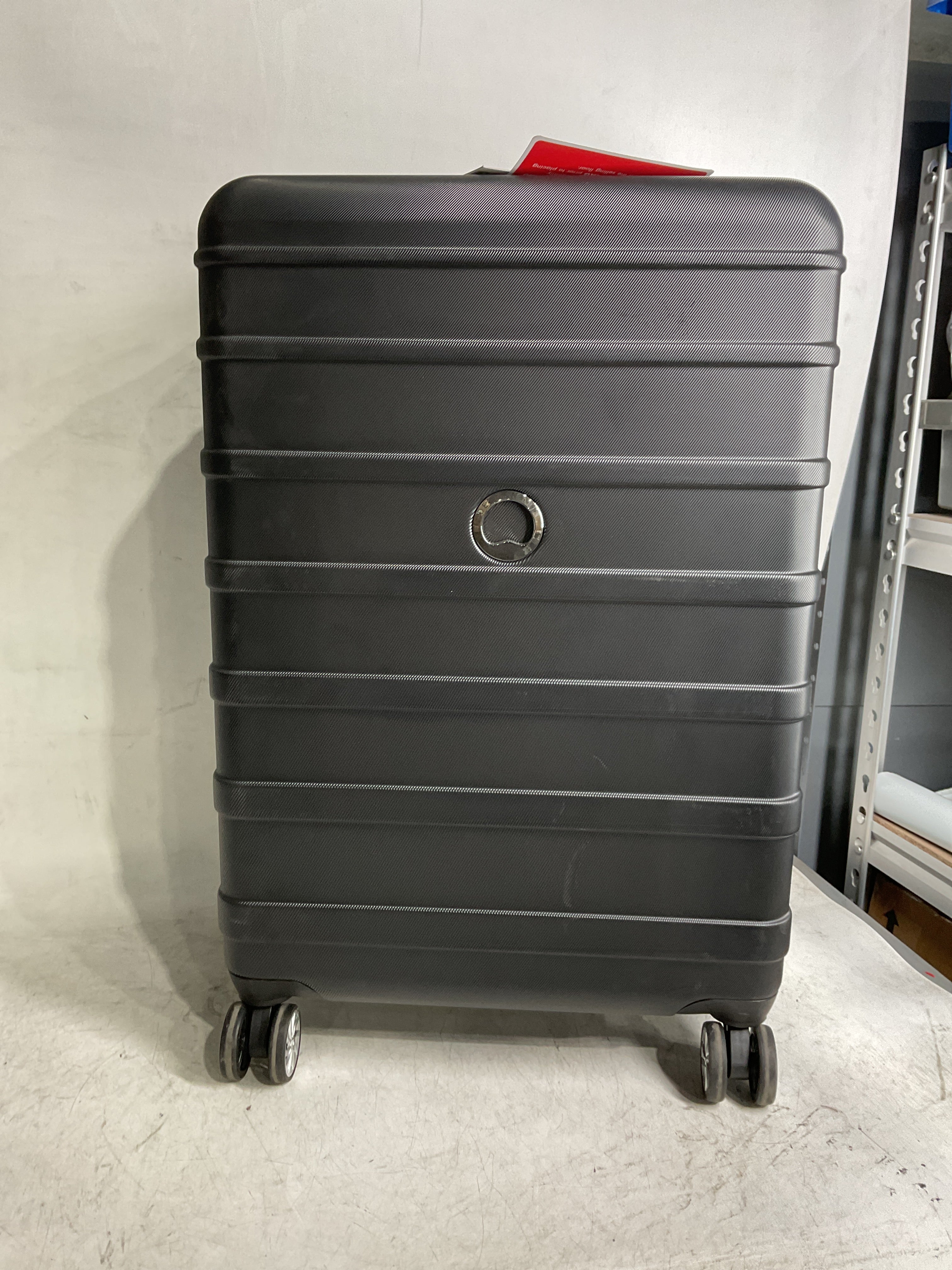 DELSEY Paris Margot Hardside Spinner Luggage Collection ( Black , Checked Medium 24 Inch ) Black Checked Medium 24 Inch U9