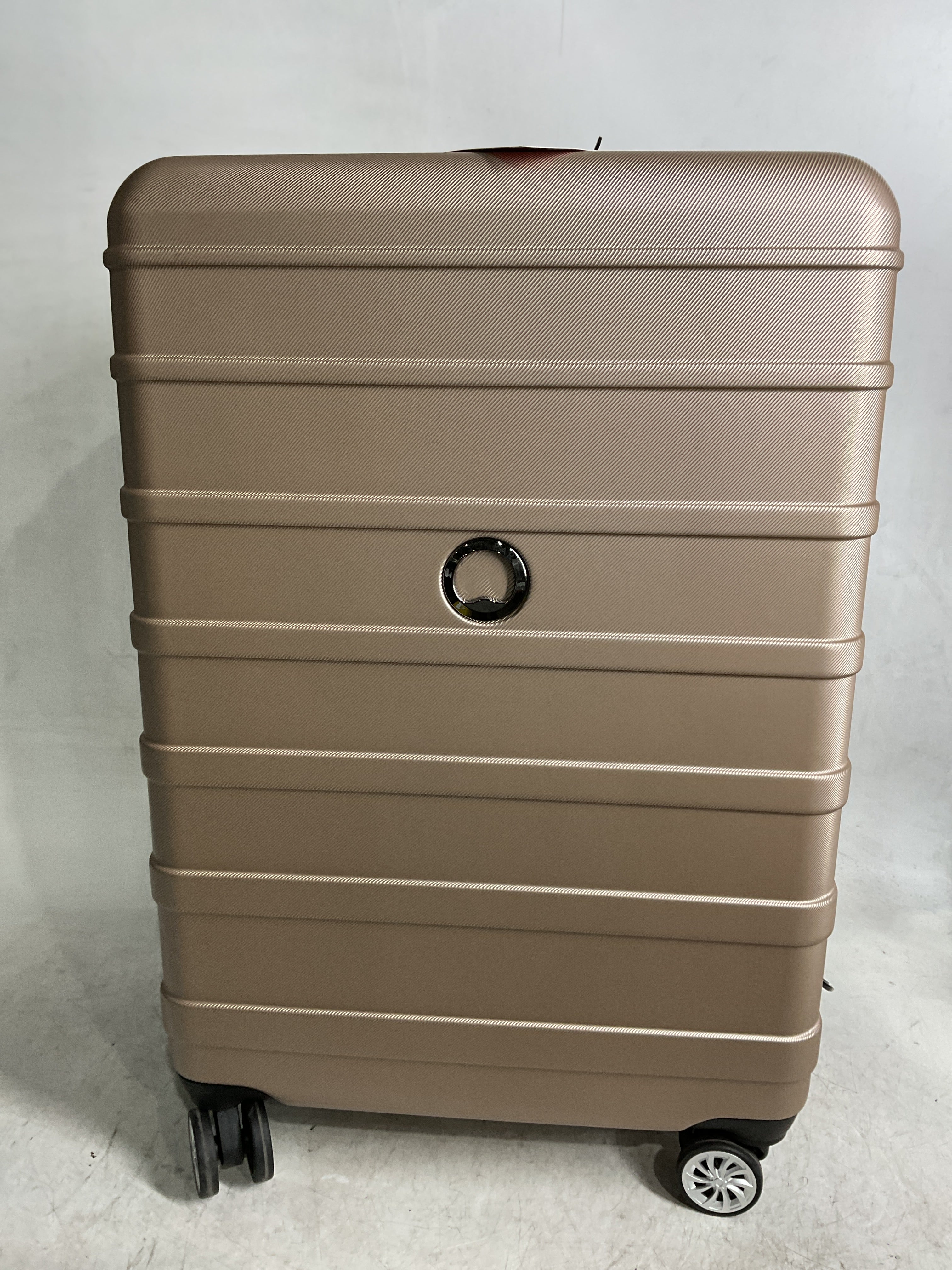DELSEY Paris Margot Hardside Spinner Luggage Collection ( Gold , Checked Medium 24 Inch ) Gold Checked Medium 24 Inch U5