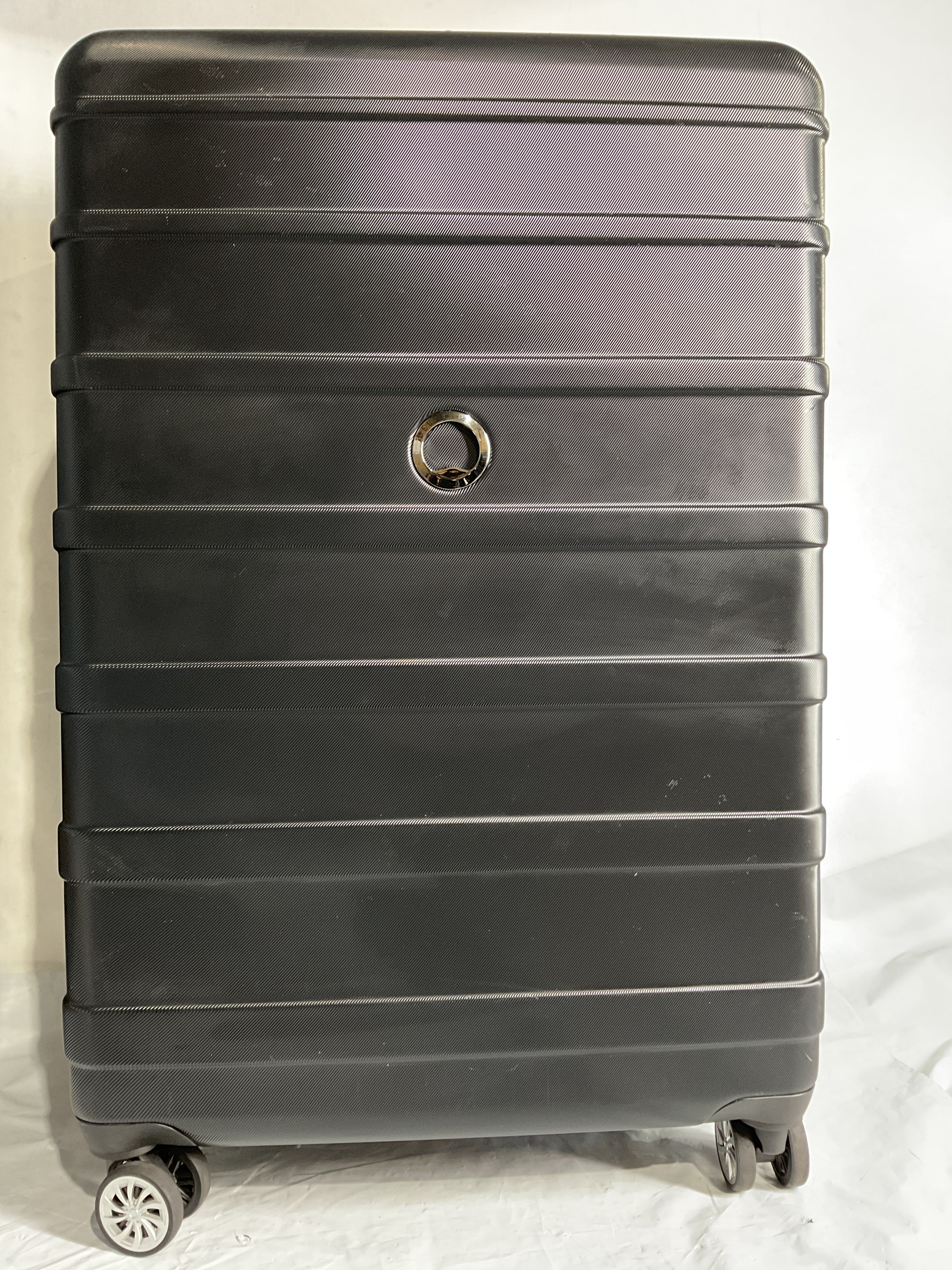 DELSEY Paris Margot Hardside Spinner Luggage Collection ( Black , Checked Large 28 Inch ) Black Checked Large 28 Inch U20