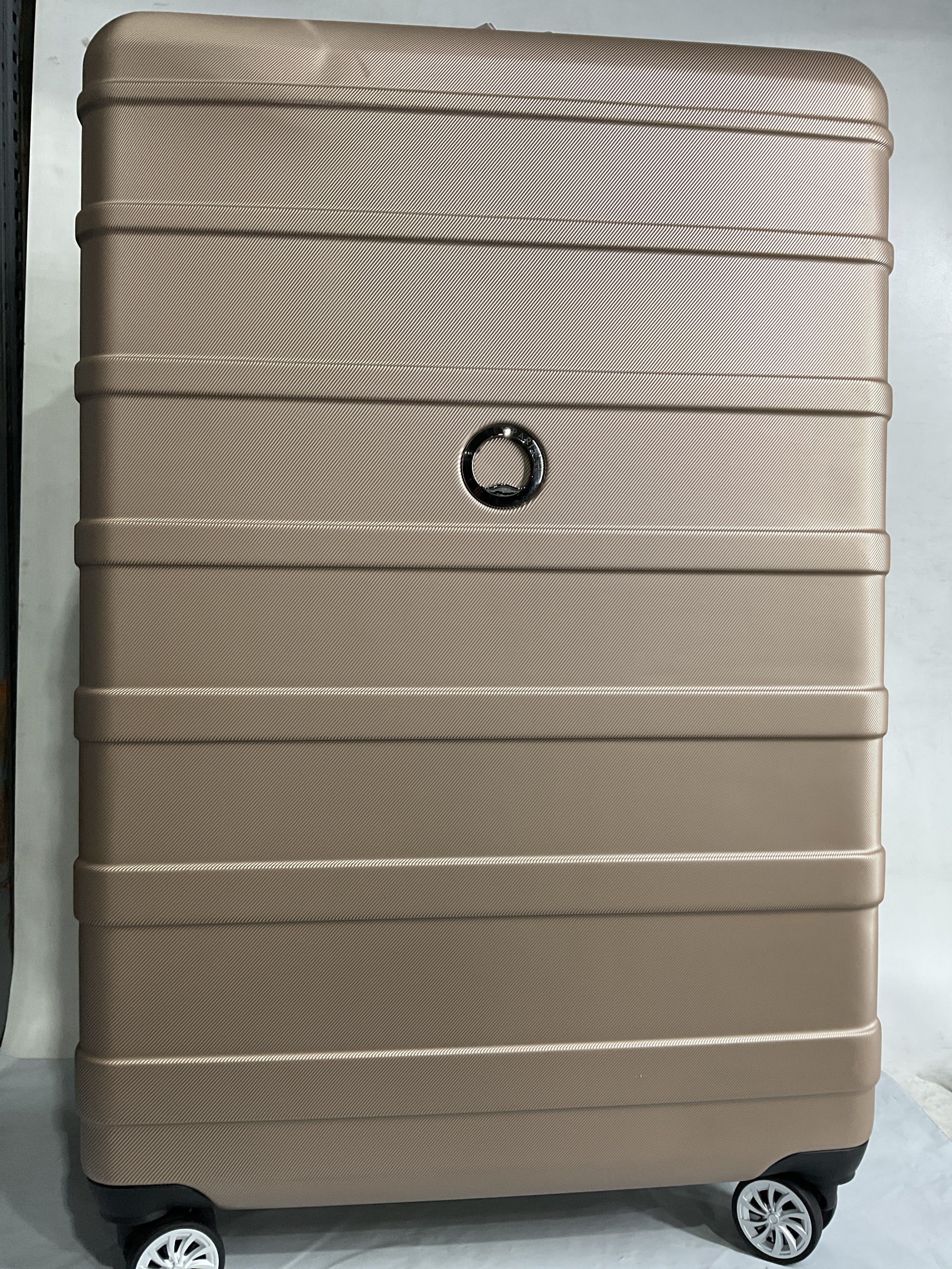 DELSEY Paris Margot Hardside Spinner Luggage Collection ( Gold , Checked Large 28 Inch ) Gold Checked Large 28 Inch U13