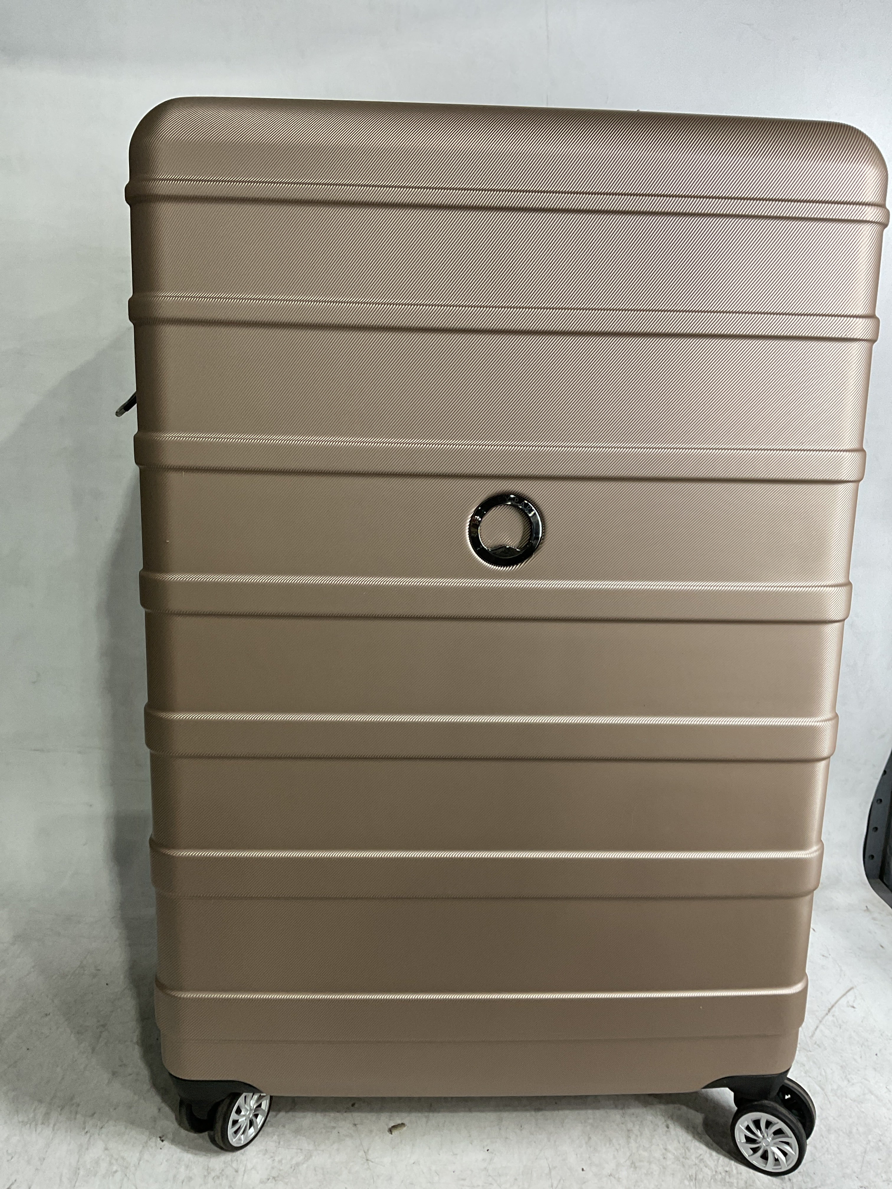 DELSEY Paris Margot Hardside Spinner Luggage Collection ( Gold , Checked Large 28 Inch ) Gold Checked Large 28 Inch U8