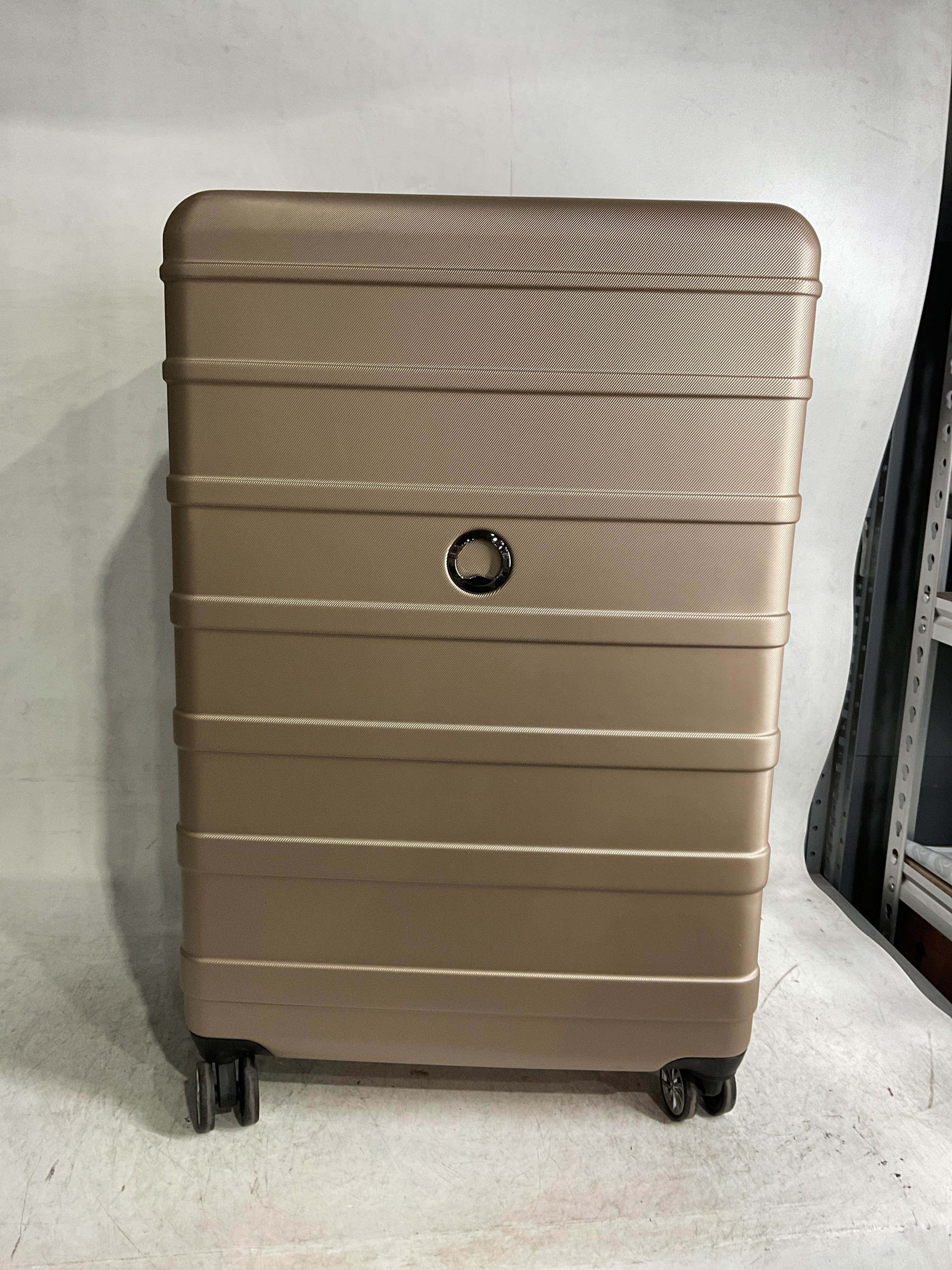 DELSEY Paris Margot Hardside Spinner Luggage Collection ( Gold , Checked Large 28 Inch ) Gold Checked Large 28 Inch U9