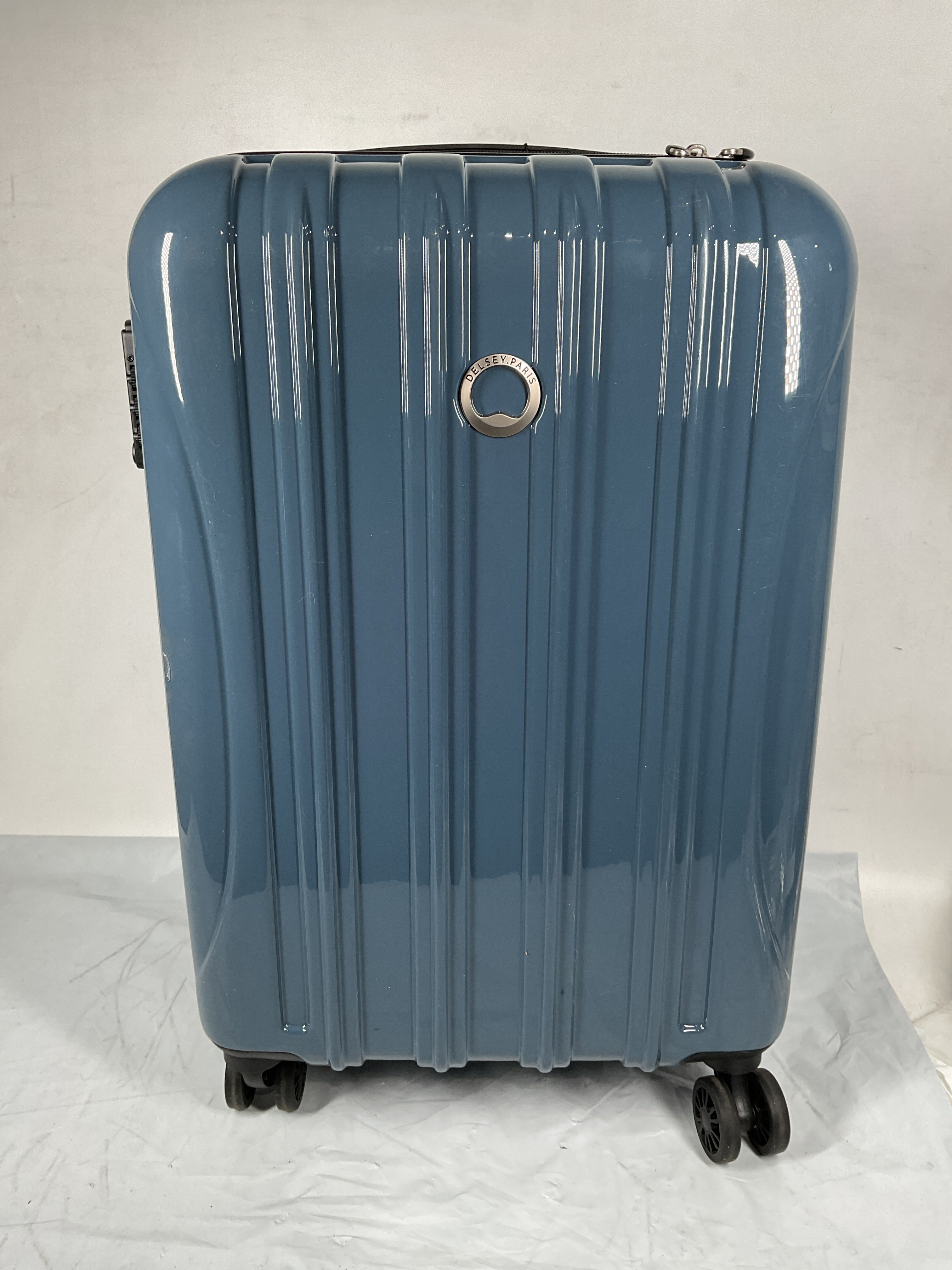 DELSEY Paris Helium Aero Hardside Expandable Luggage with Spinner Wheels ( Orion Blue , Carry-On 21 Inch ) Orion Blue Carry On 21 Inch U7