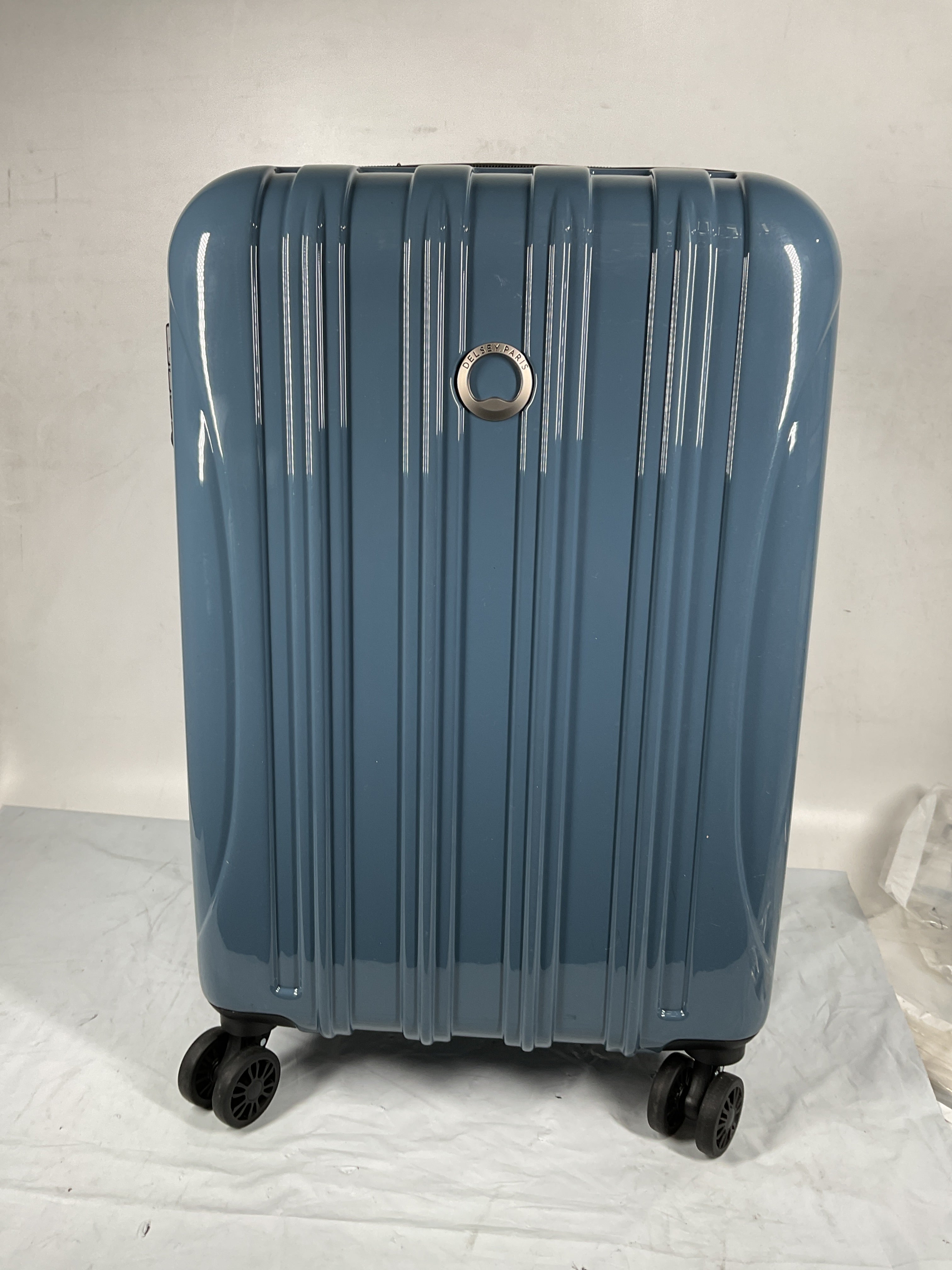 DELSEY Paris Helium Aero Hardside Expandable Luggage with Spinner Wheels ( Orion Blue , Carry-On 21 Inch ) Orion Blue Carry On 21 Inch U8