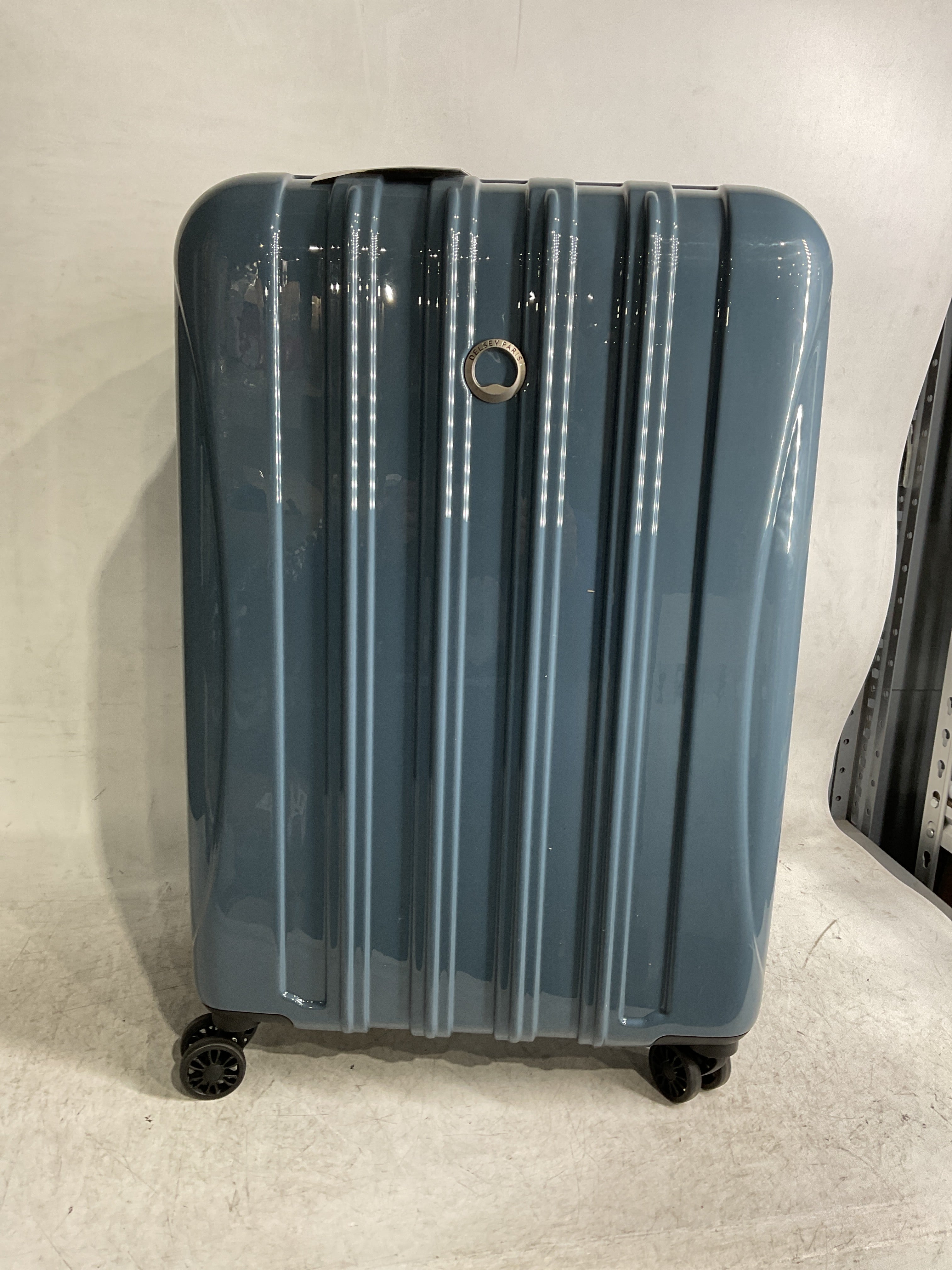 DELSEY Paris Helium Aero Hardside Expandable Luggage with Spinner Wheels ( Orion Blue , Checked-Medium 25 Inch ) Orion Blue Checked Medium 25 Inch U1
