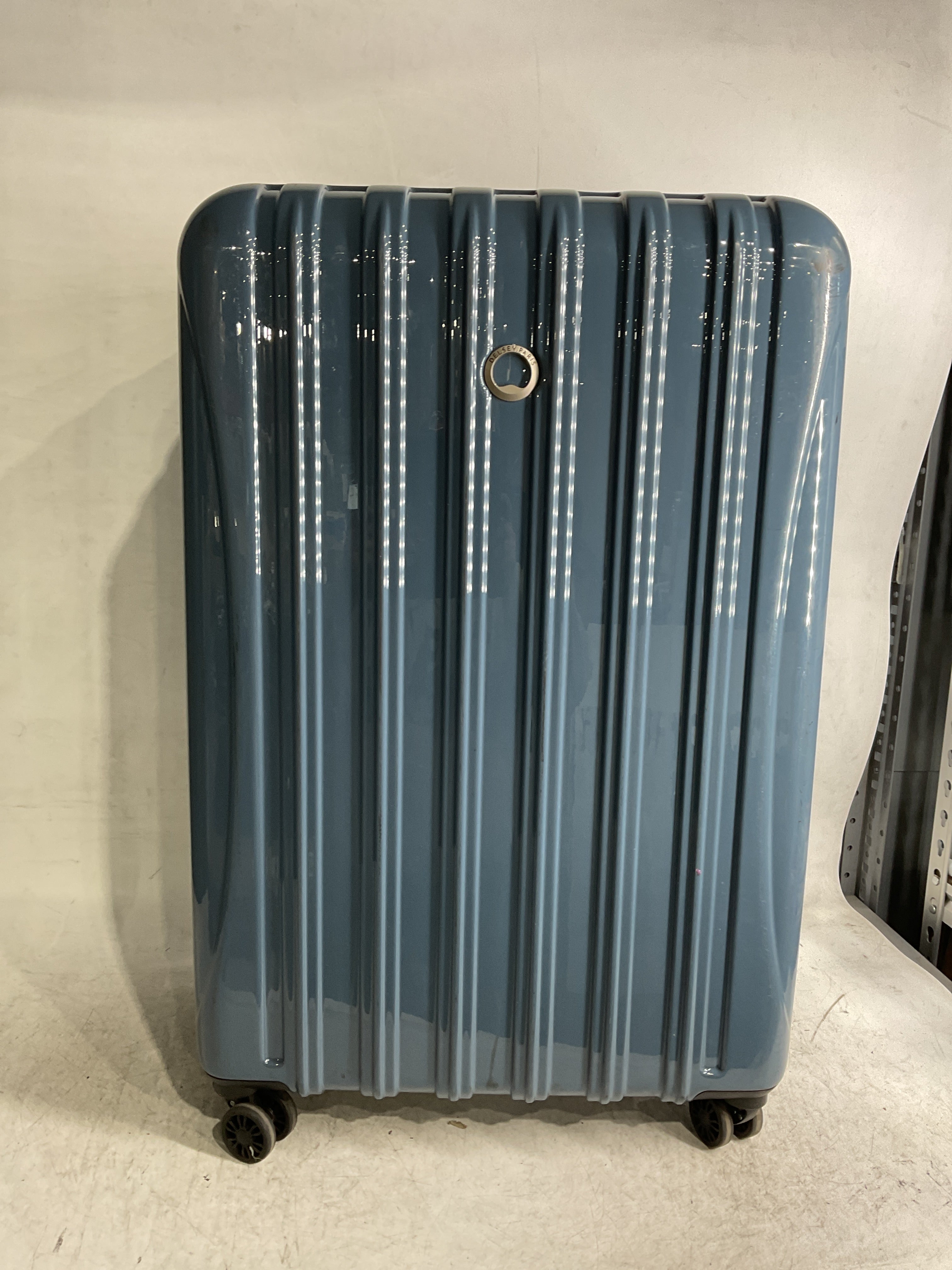 DELSEY Paris Helium Aero Hardside Expandable Luggage with Spinner Wheels ( Orion Blue , Checked-Large 29 Inch ) Orion Blue Checked Large 29 Inch U1