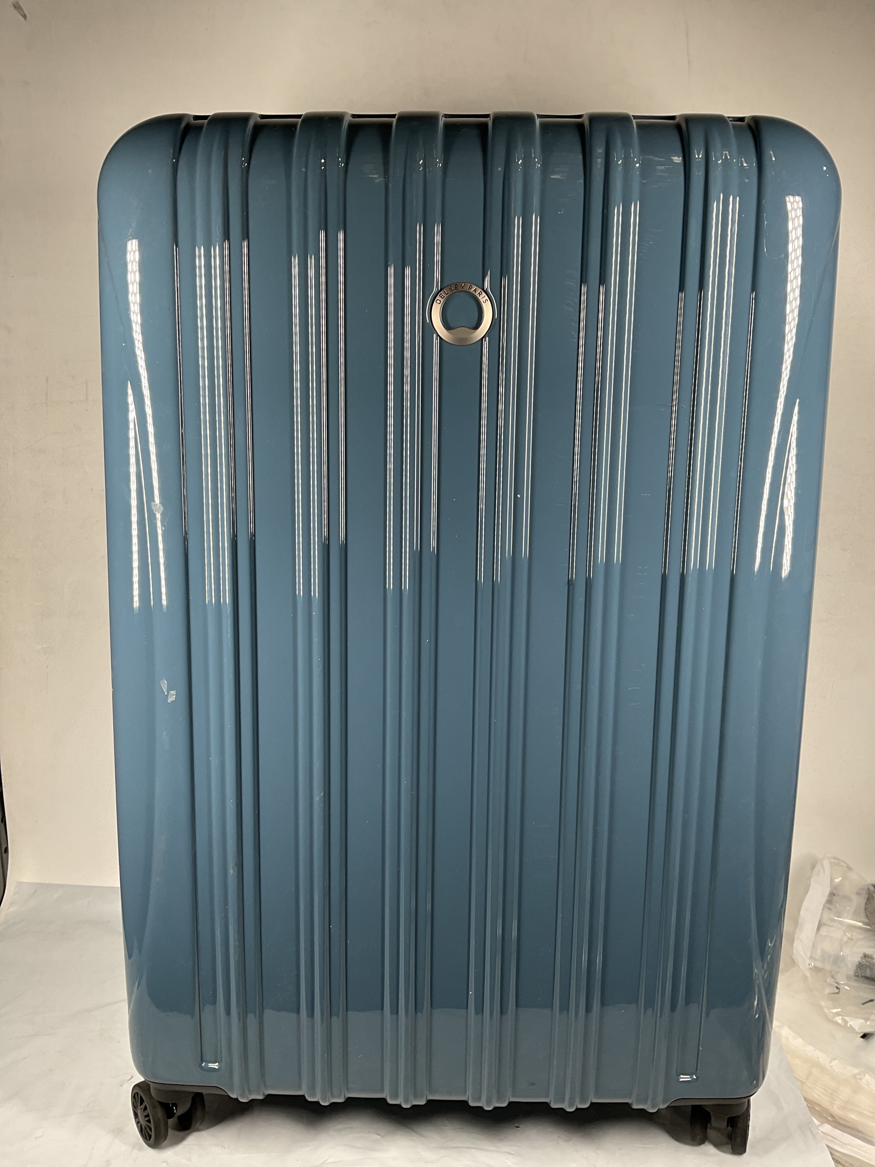 DELSEY Paris Helium Aero Hardside Expandable Luggage with Spinner Wheels ( Orion Blue , Checked-Large 29 Inch ) Orion Blue Checked Large 29 Inch U12