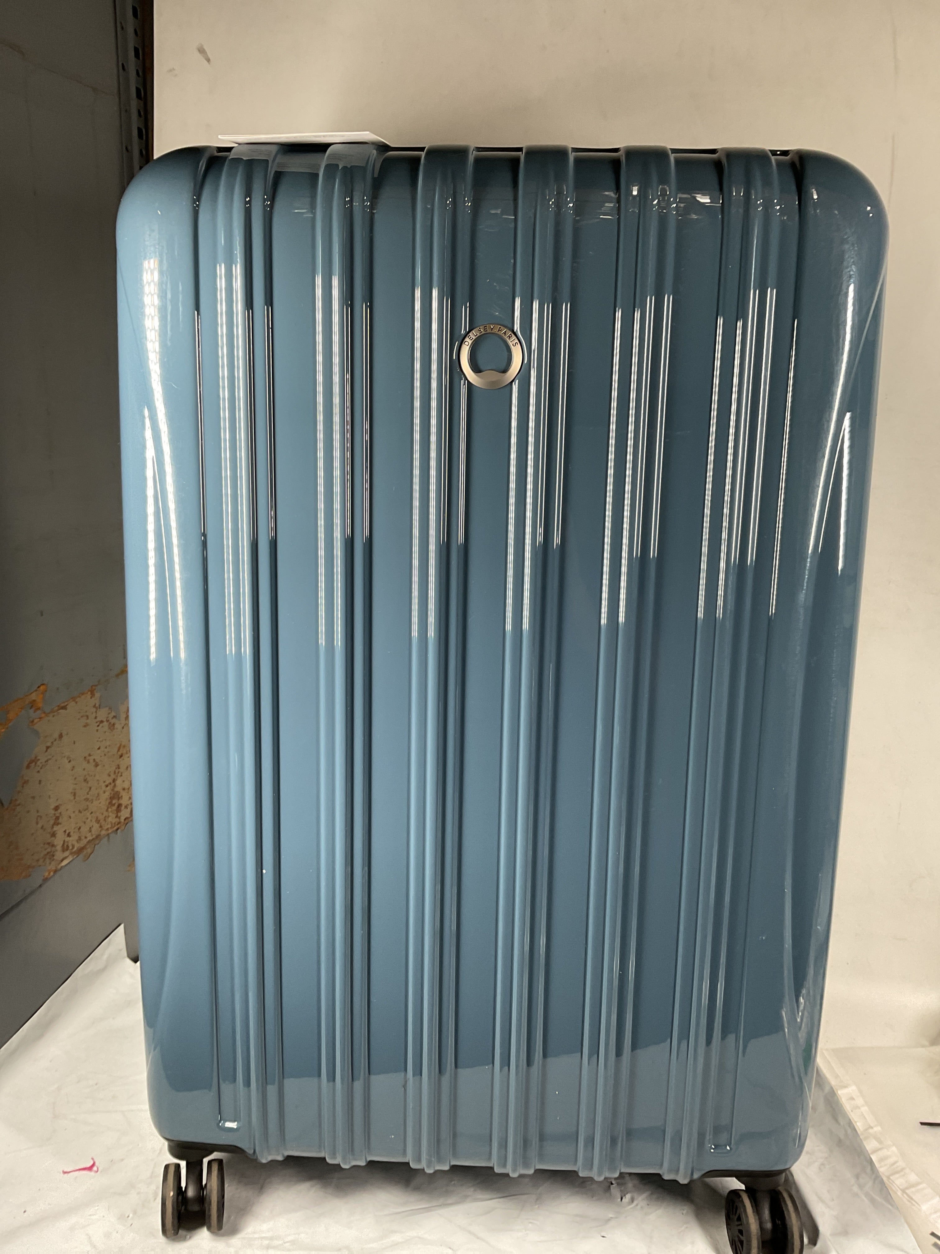 DELSEY Paris Helium Aero Hardside Expandable Luggage with Spinner Wheels ( Orion Blue , Checked-Large 29 Inch ) Orion Blue Checked Large 29 Inch U14