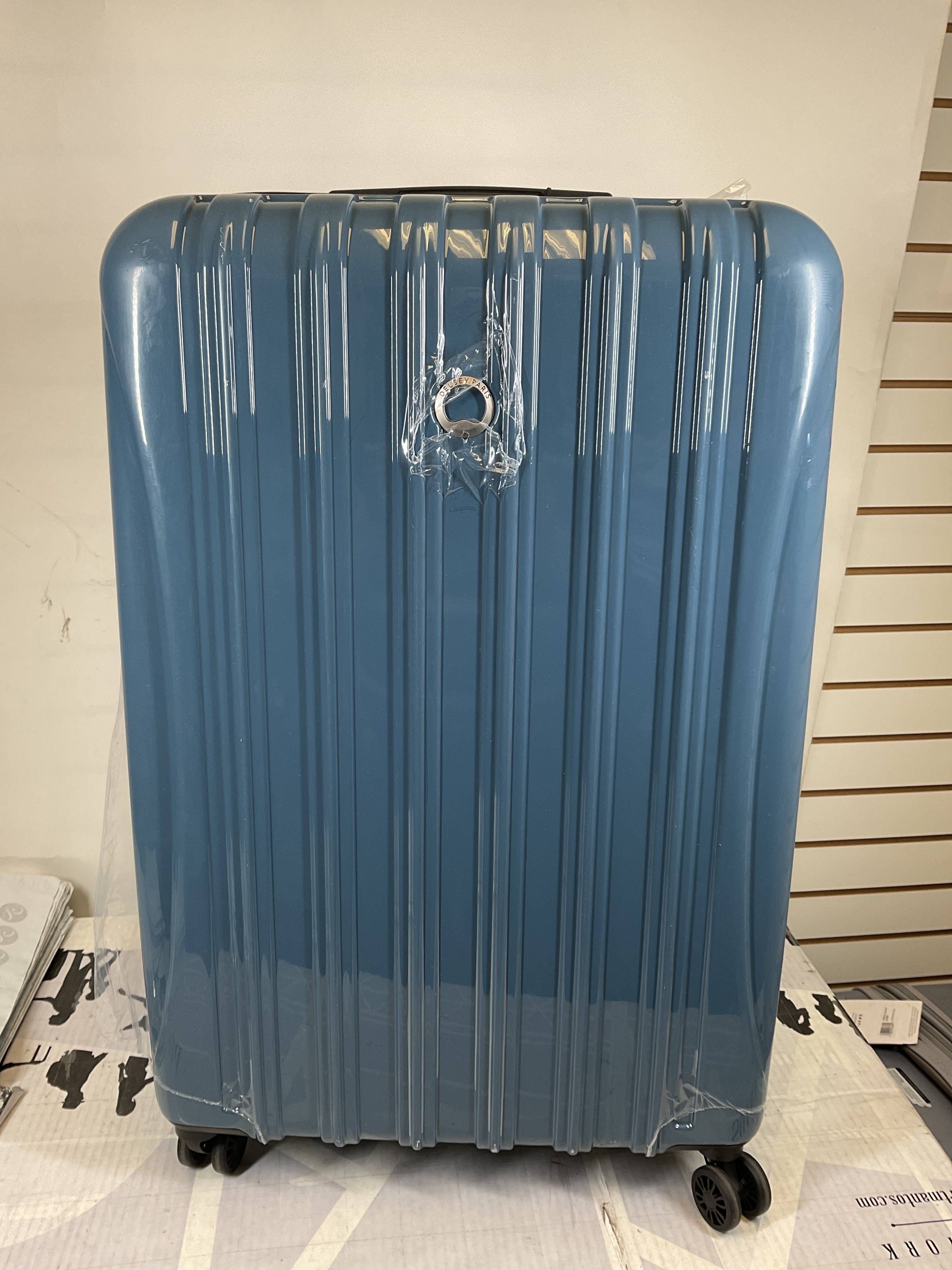 DELSEY Paris Helium Aero Hardside Expandable Luggage with Spinner Wheels ( Orion Blue , Checked-Large 29 Inch ) Orion Blue Checked Large 29 Inch U18