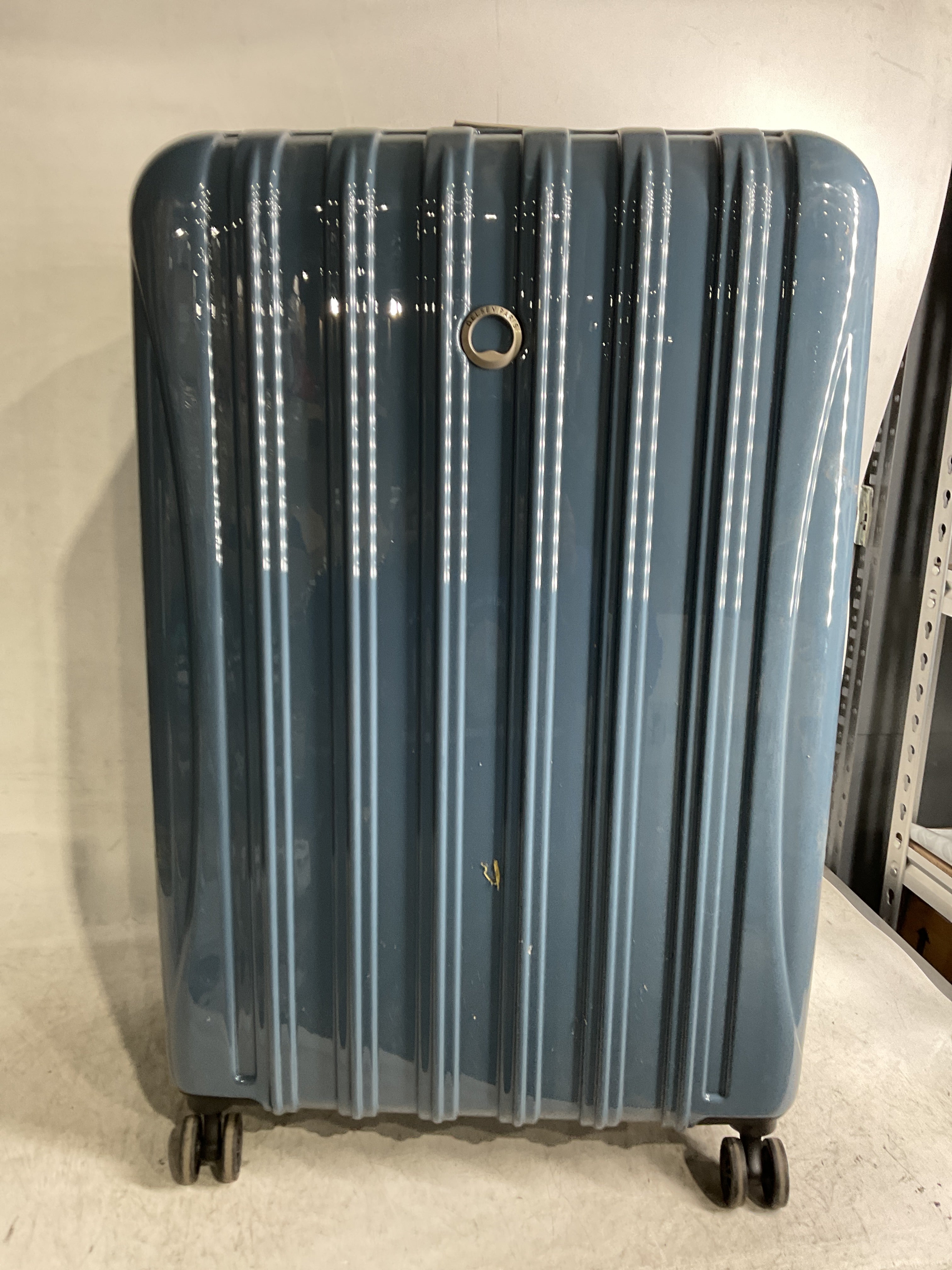 DELSEY Paris Helium Aero Hardside Expandable Luggage with Spinner Wheels ( Orion Blue , Checked-Large 29 Inch ) Orion Blue Checked Large 29 Inch U3