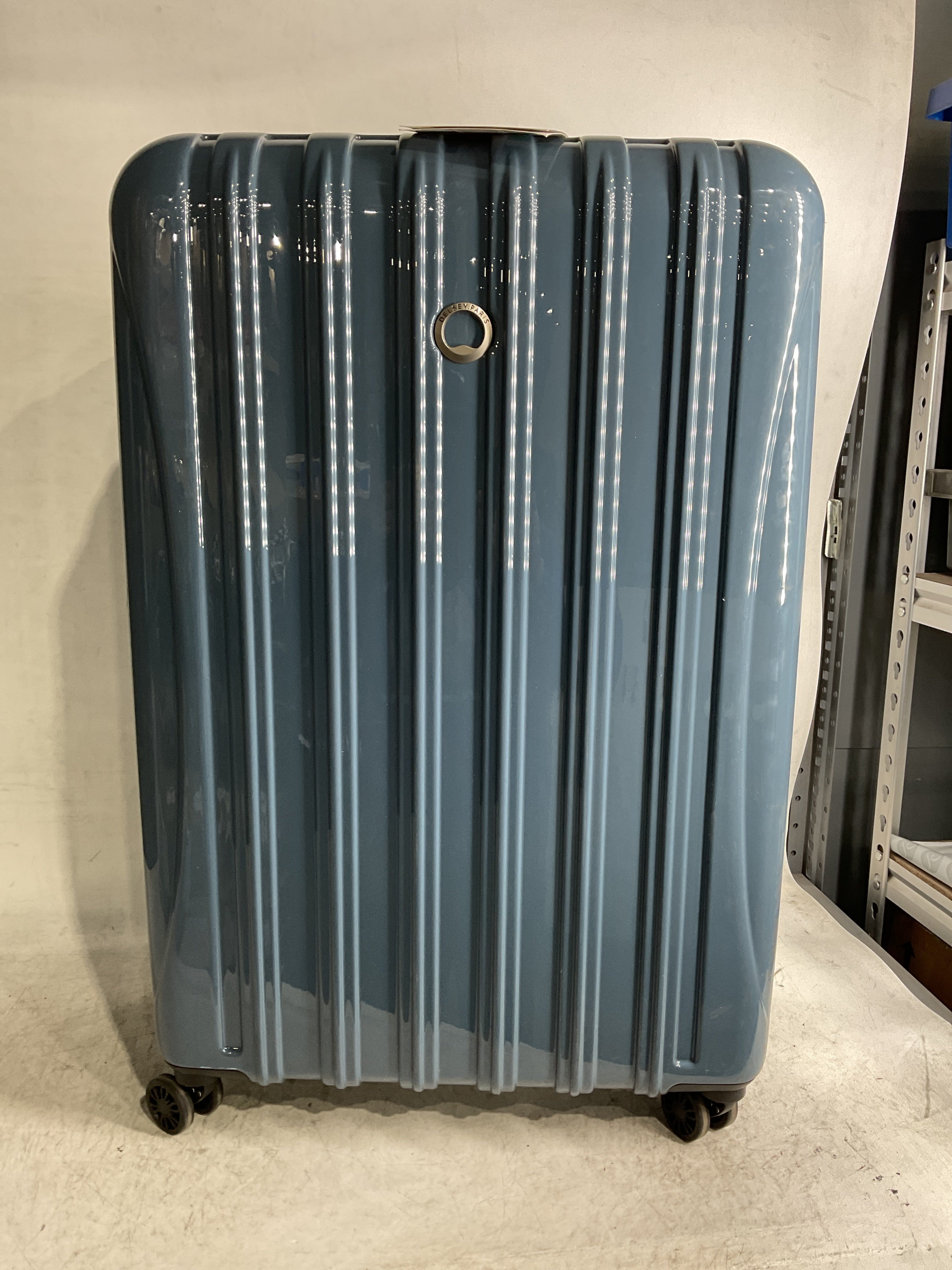 DELSEY Paris Helium Aero Hardside Expandable Luggage with Spinner Wheels ( Orion Blue , Checked-Large 29 Inch ) Orion Blue Checked Large 29 Inch U4