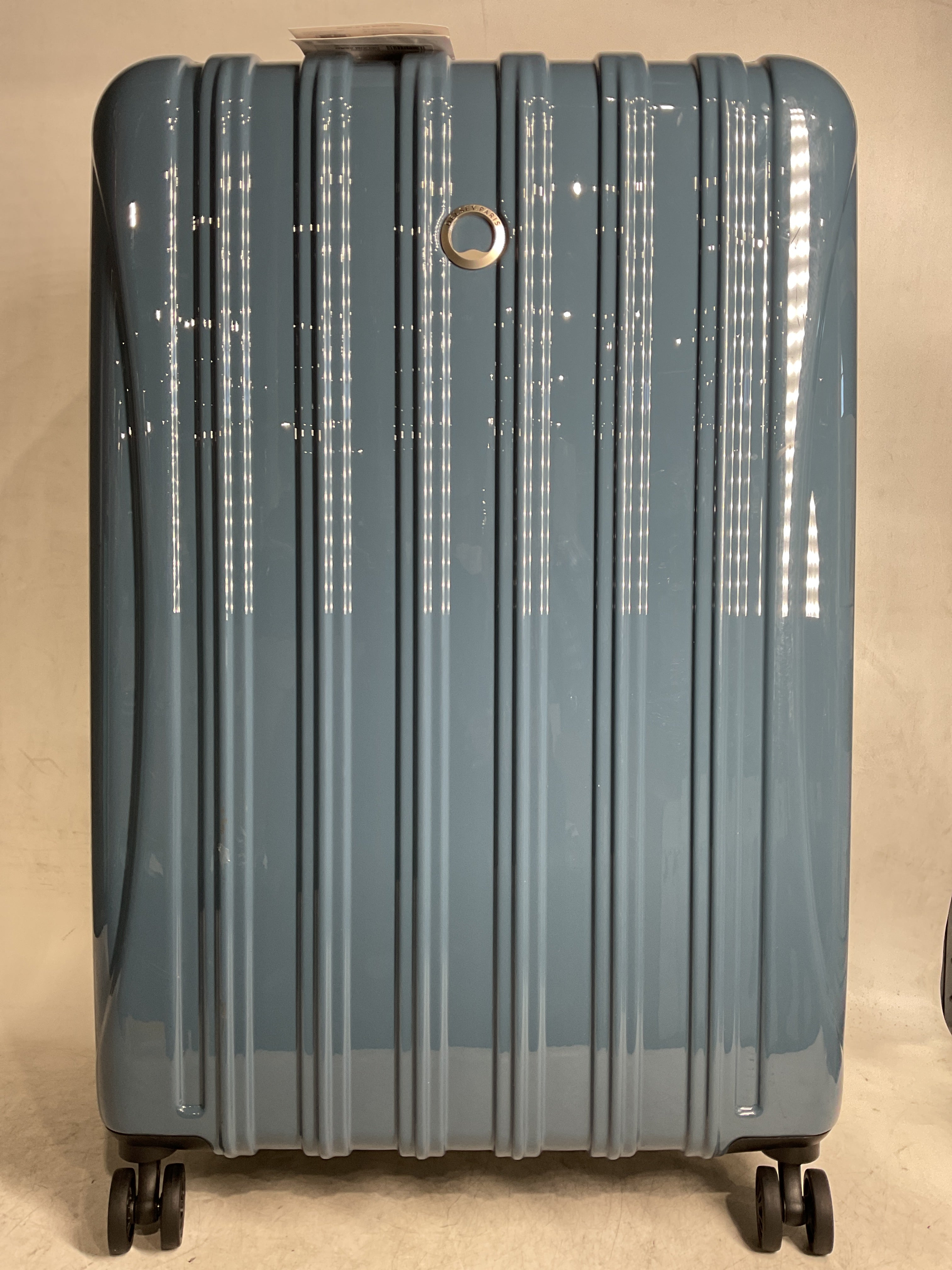 DELSEY Paris Helium Aero Hardside Expandable Luggage with Spinner Wheels ( Orion Blue , Checked-Large 29 Inch ) Orion Blue Checked Large 29 Inch U5