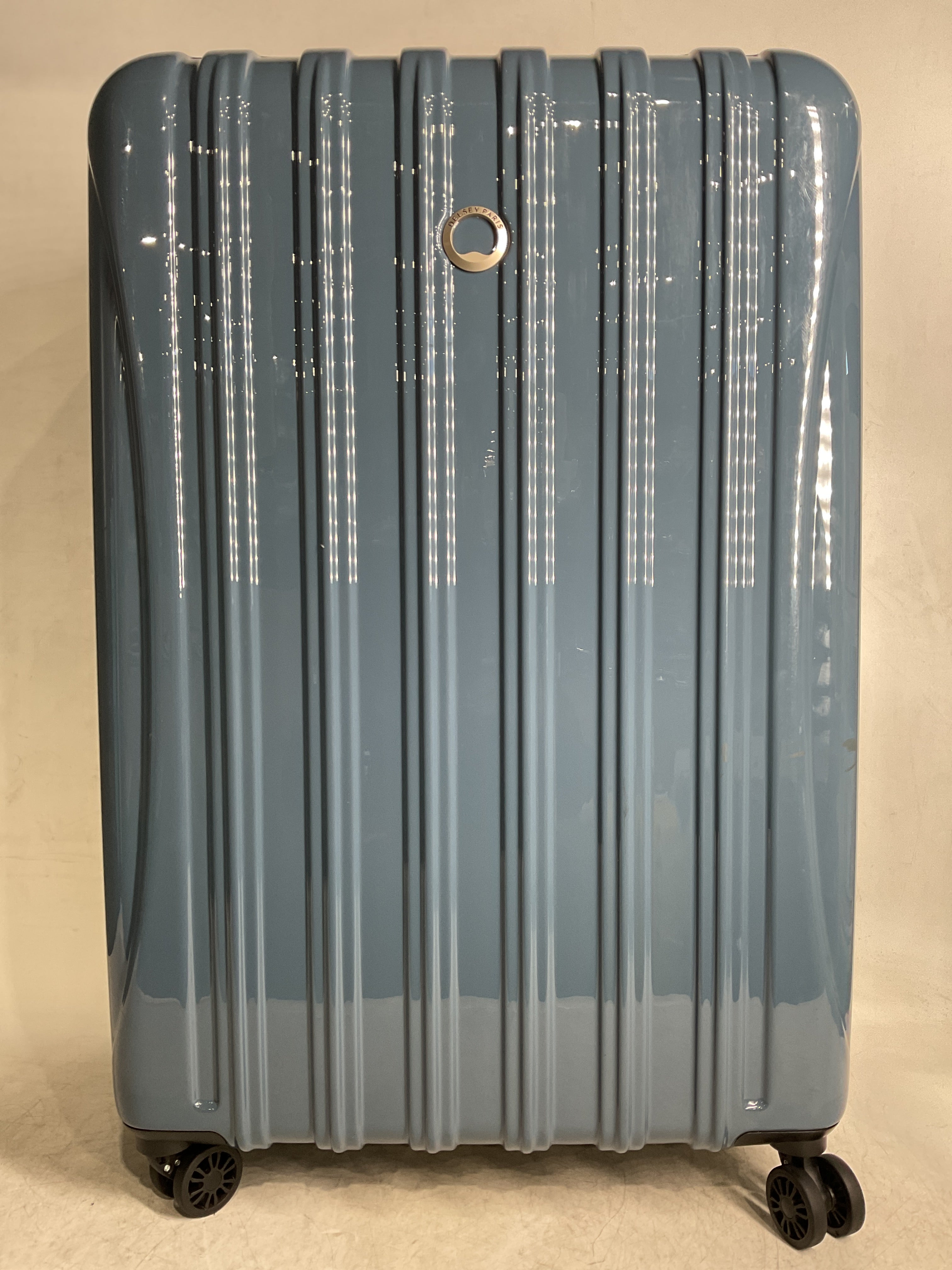 DELSEY Paris Helium Aero Hardside Expandable Luggage with Spinner Wheels ( Orion Blue , Checked-Large 29 Inch ) Orion Blue Checked Large 29 Inch U6