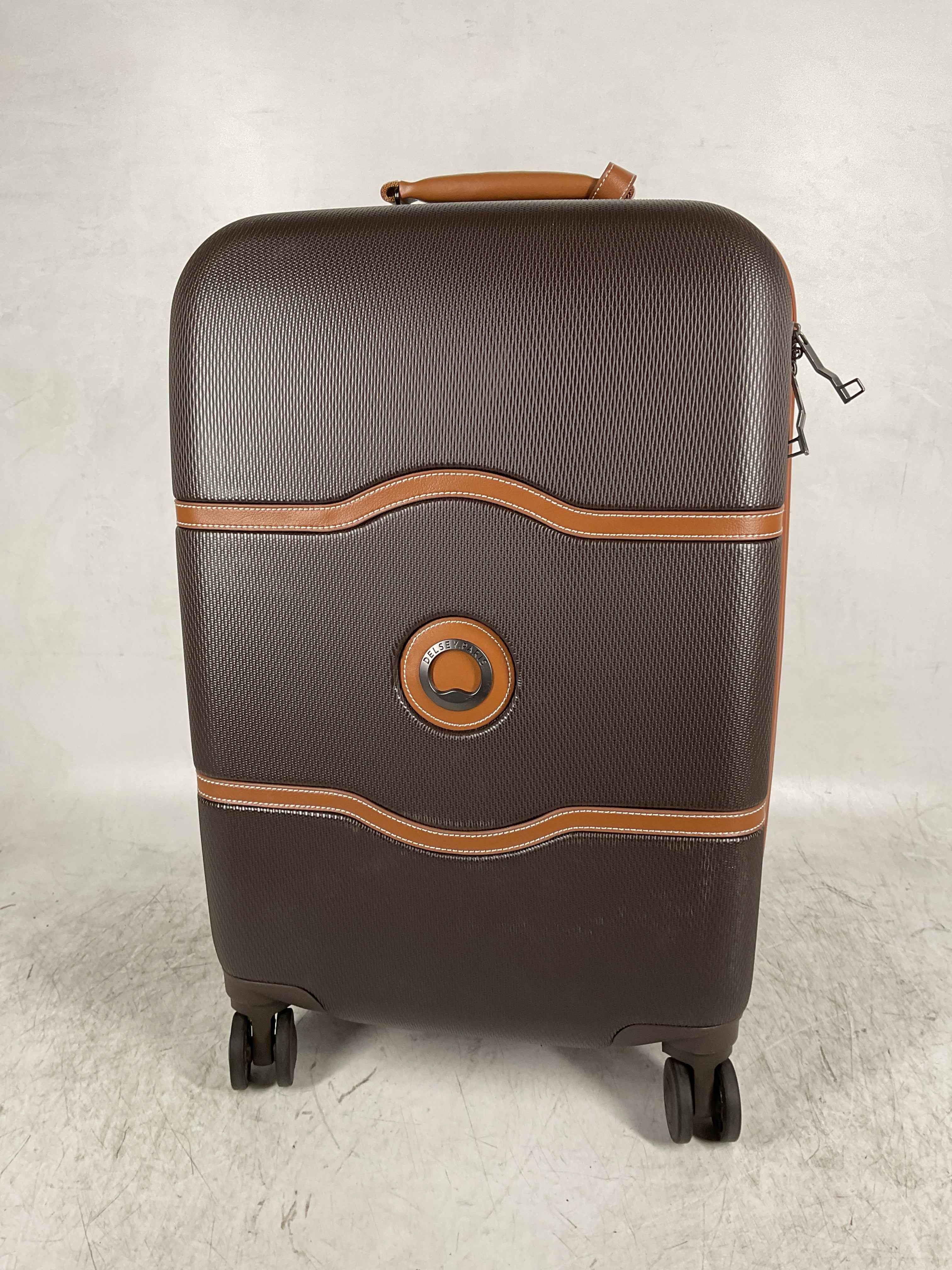 DELSEY Paris Chatelet Air 2.0 Hardside Luggage with Spinner Wheels ( Chocolate Brown , Carry-on 21 Inch, with Brake ) Chocolate Brown Carry On 21 Inch With Brake U10