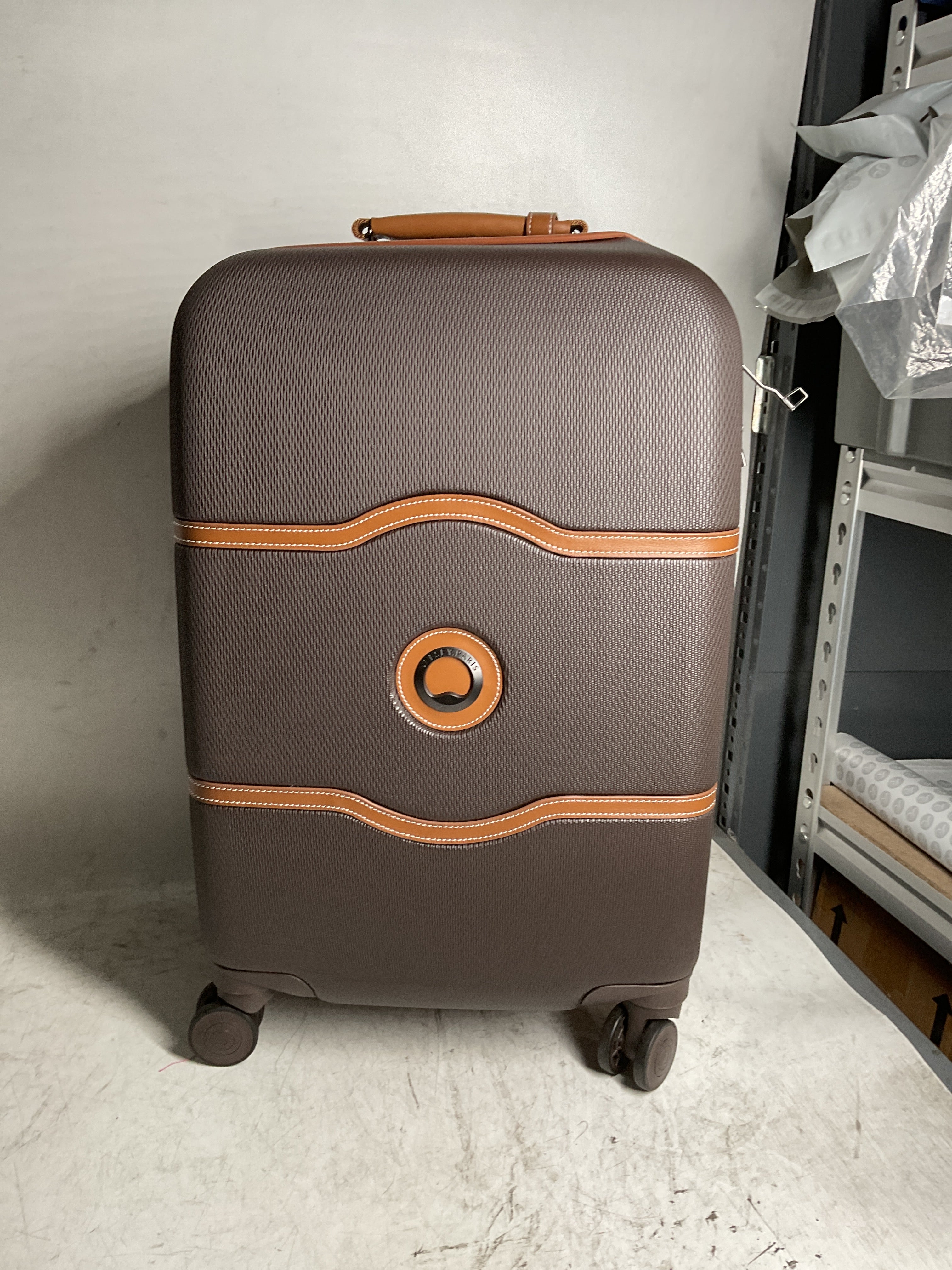 DELSEY Paris Chatelet Air 2.0 Hardside Luggage with Spinner Wheels ( Chocolate Brown , Carry-on 21 Inch, with Brake ) Chocolate Brown Carry On 21 Inch With Brake U11