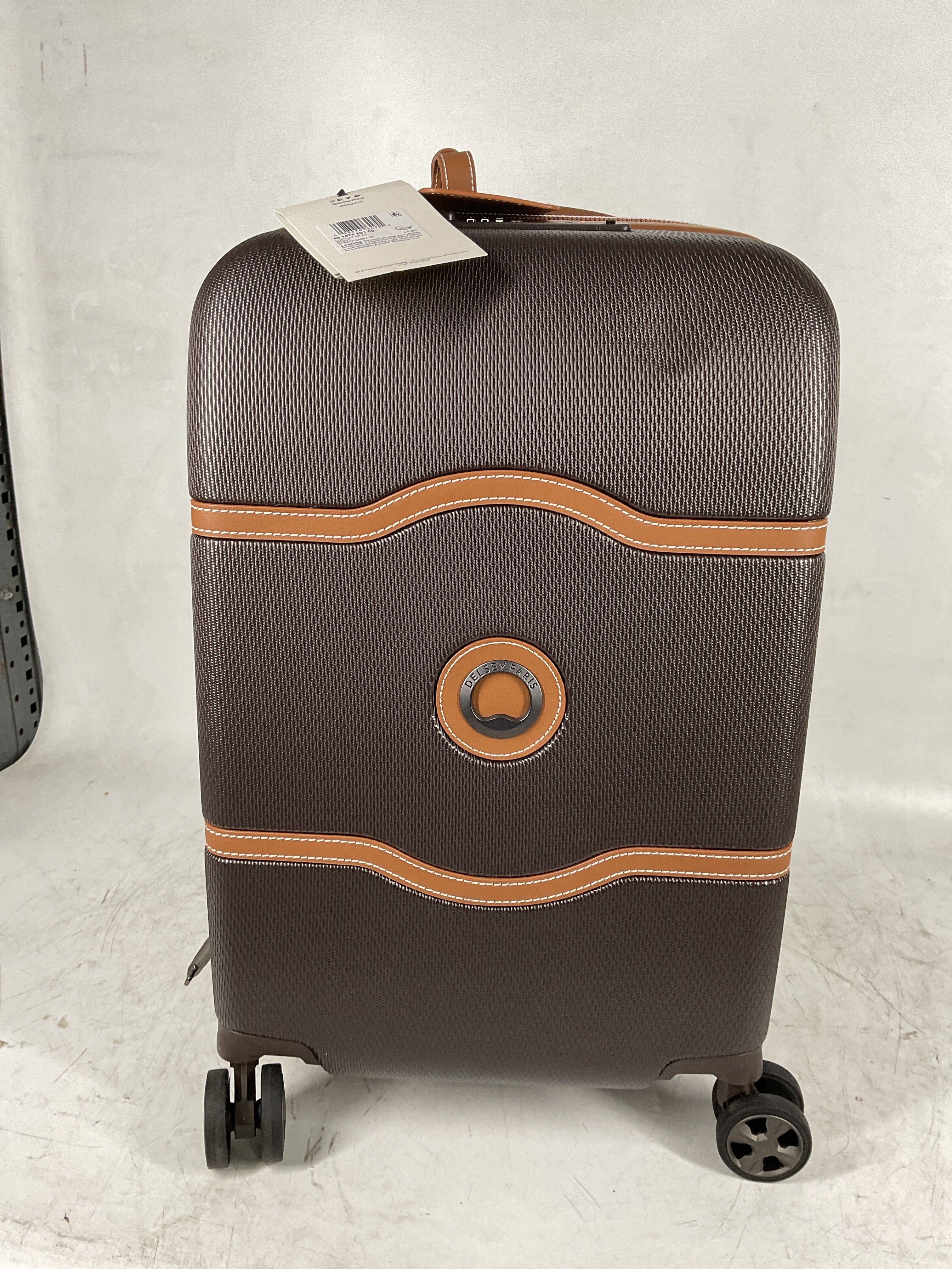 DELSEY Paris Chatelet Air 2.0 Hardside Luggage with Spinner Wheels ( Chocolate Brown , Carry-on 19 Inch ) Chocolate Brown Carry On 19 Inch U4