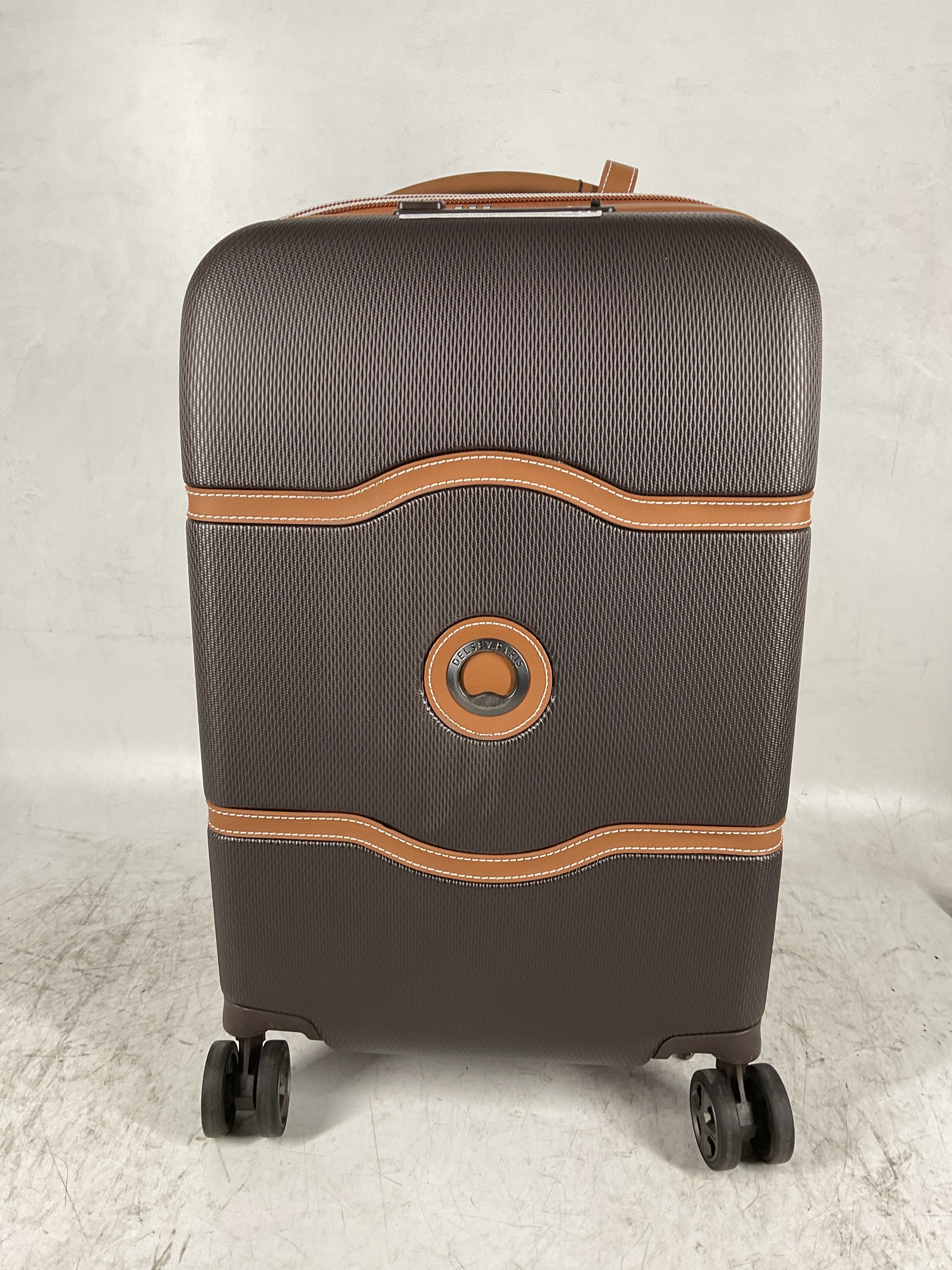 DELSEY Paris Chatelet Air 2.0 Hardside Luggage with Spinner Wheels ( Chocolate Brown , Carry-on 19 Inch ) Chocolate Brown Carry On 19 Inch U5