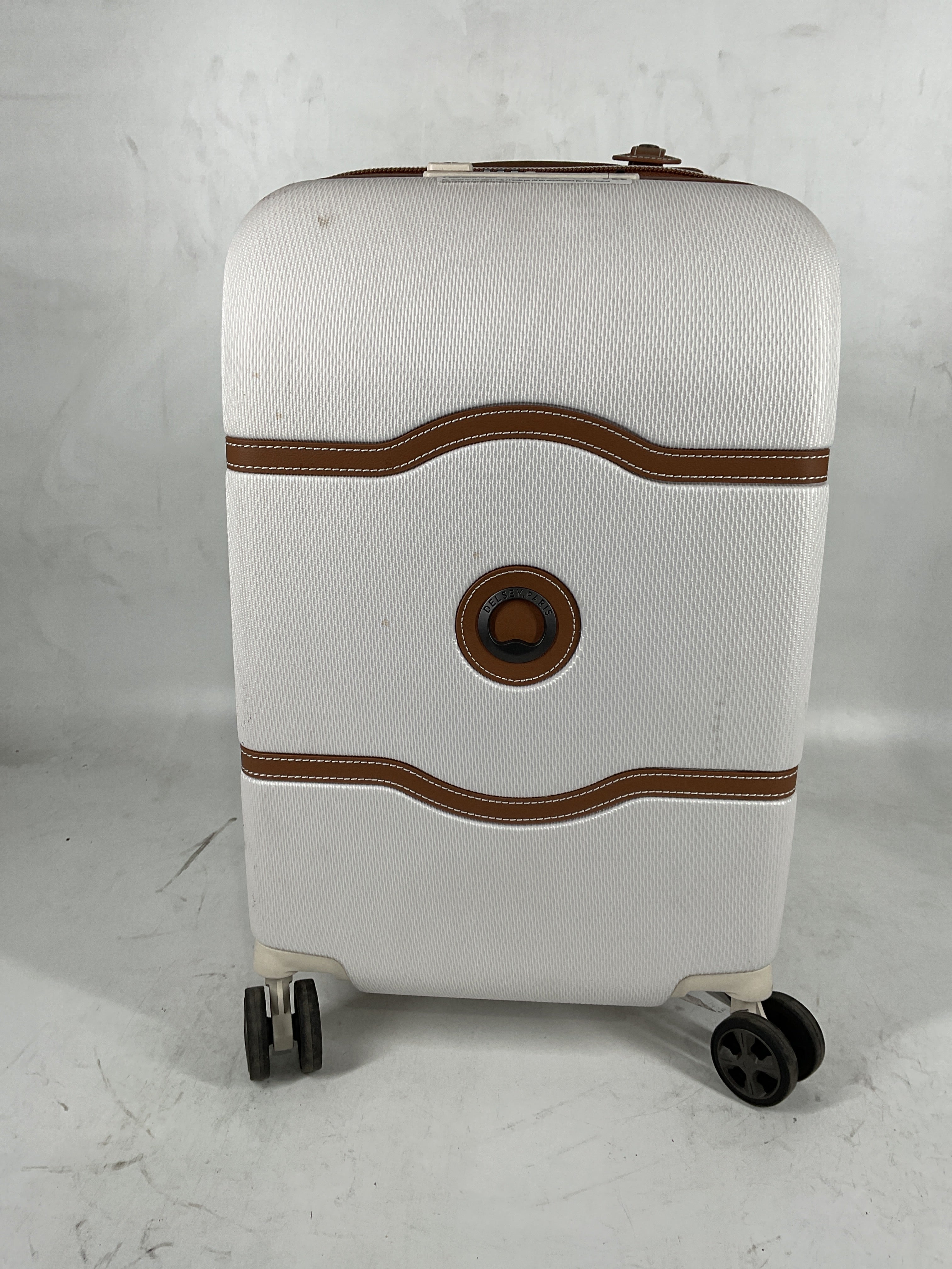 DELSEY Paris Chatelet Air 2.0 Hardside Luggage with Spinner Wheels Angora Carry On 19 Inch U3