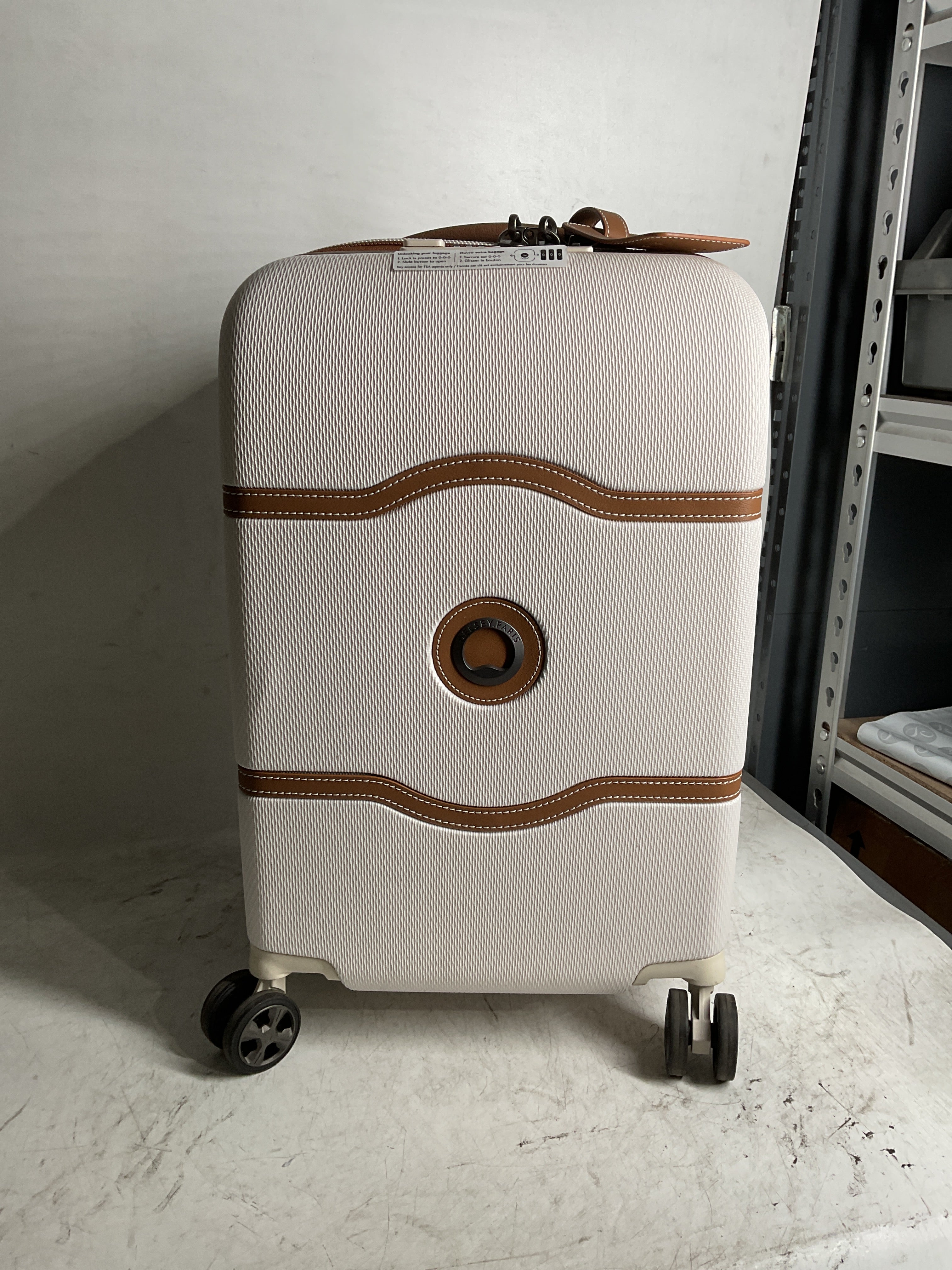 DELSEY Paris Chatelet Air 2.0 Hardside Luggage with Spinner Wheels ( Angora , Carry-on 19 Inch ) Angora Carry On 19 Inch U6