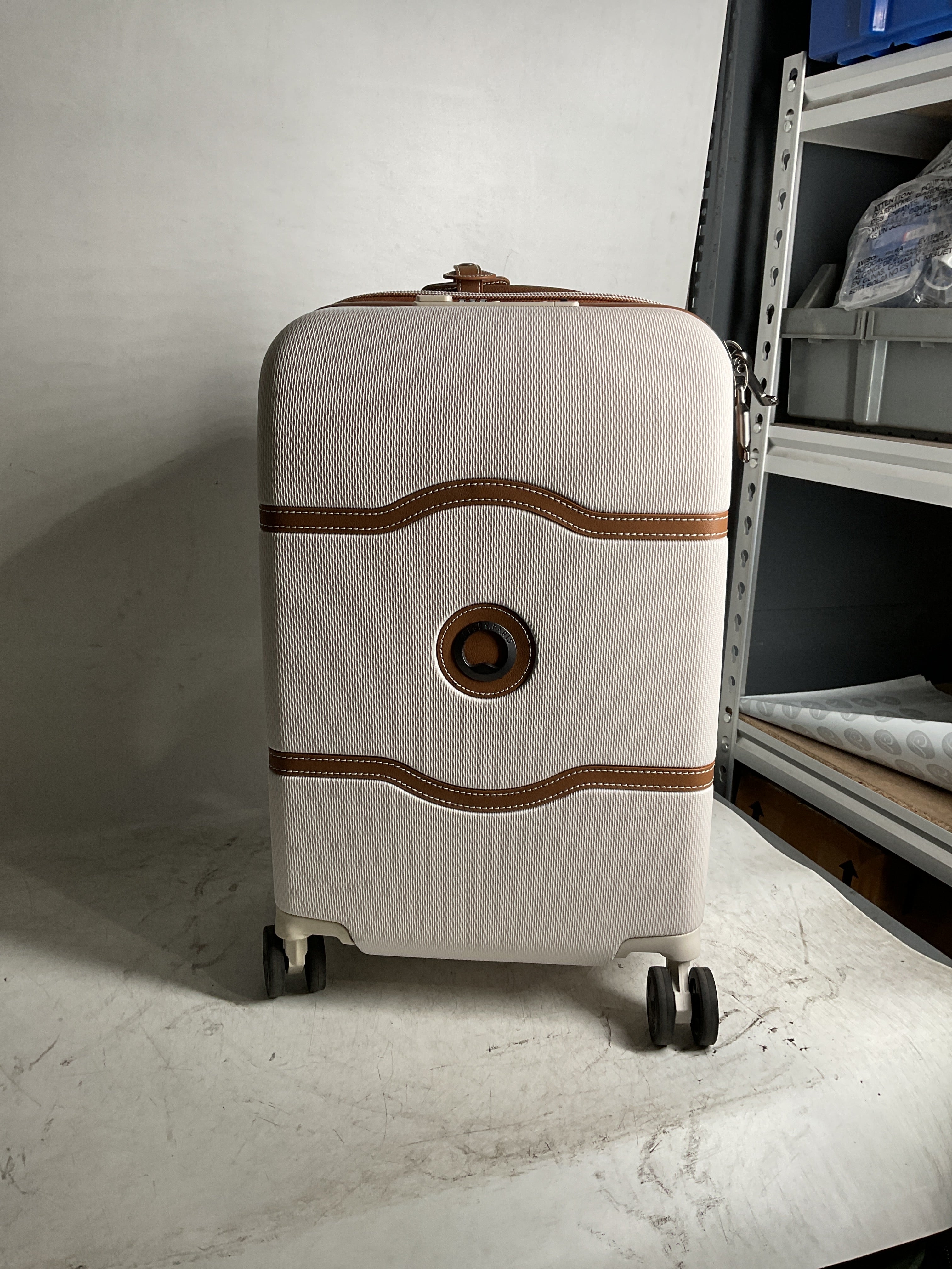 DELSEY Paris Chatelet Air 2.0 Hardside Luggage with Spinner Wheels ( Angora , Carry-on 19 Inch ) Angora Carry On 19 Inch U7